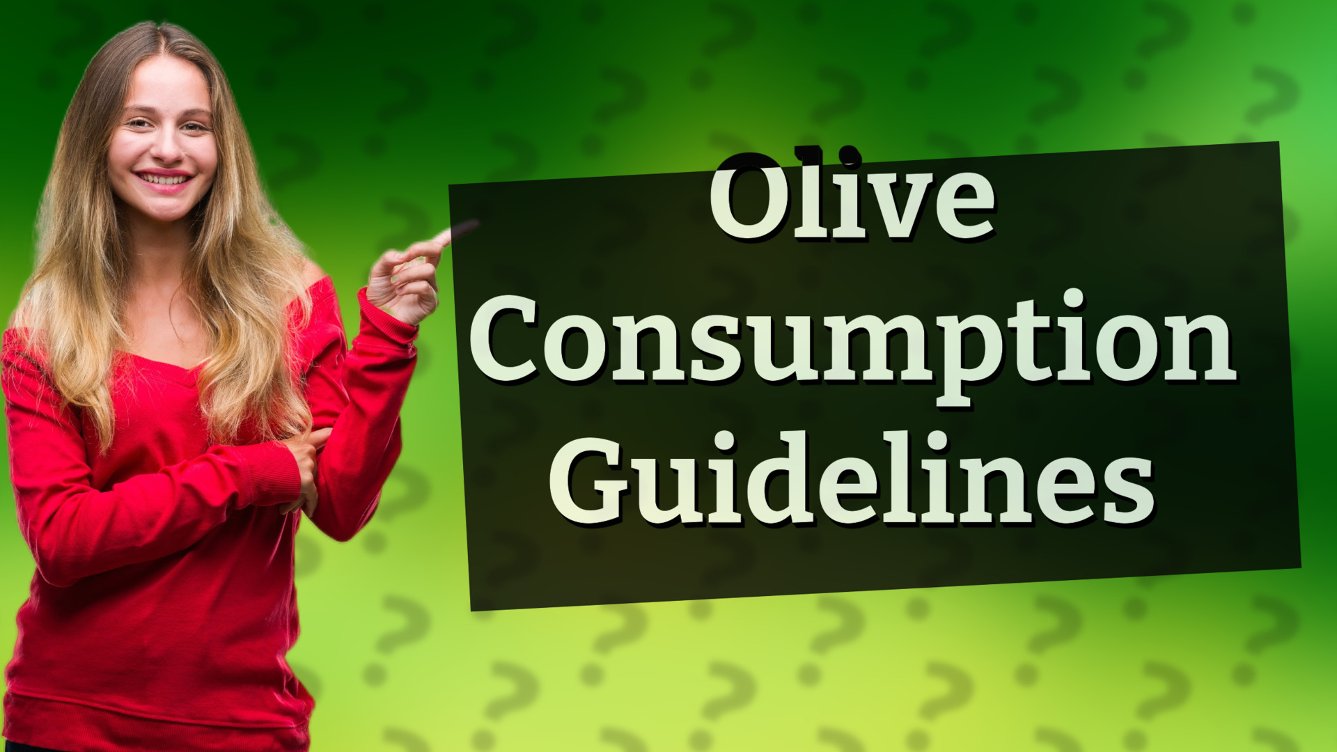 Olive Consumption Guidelines