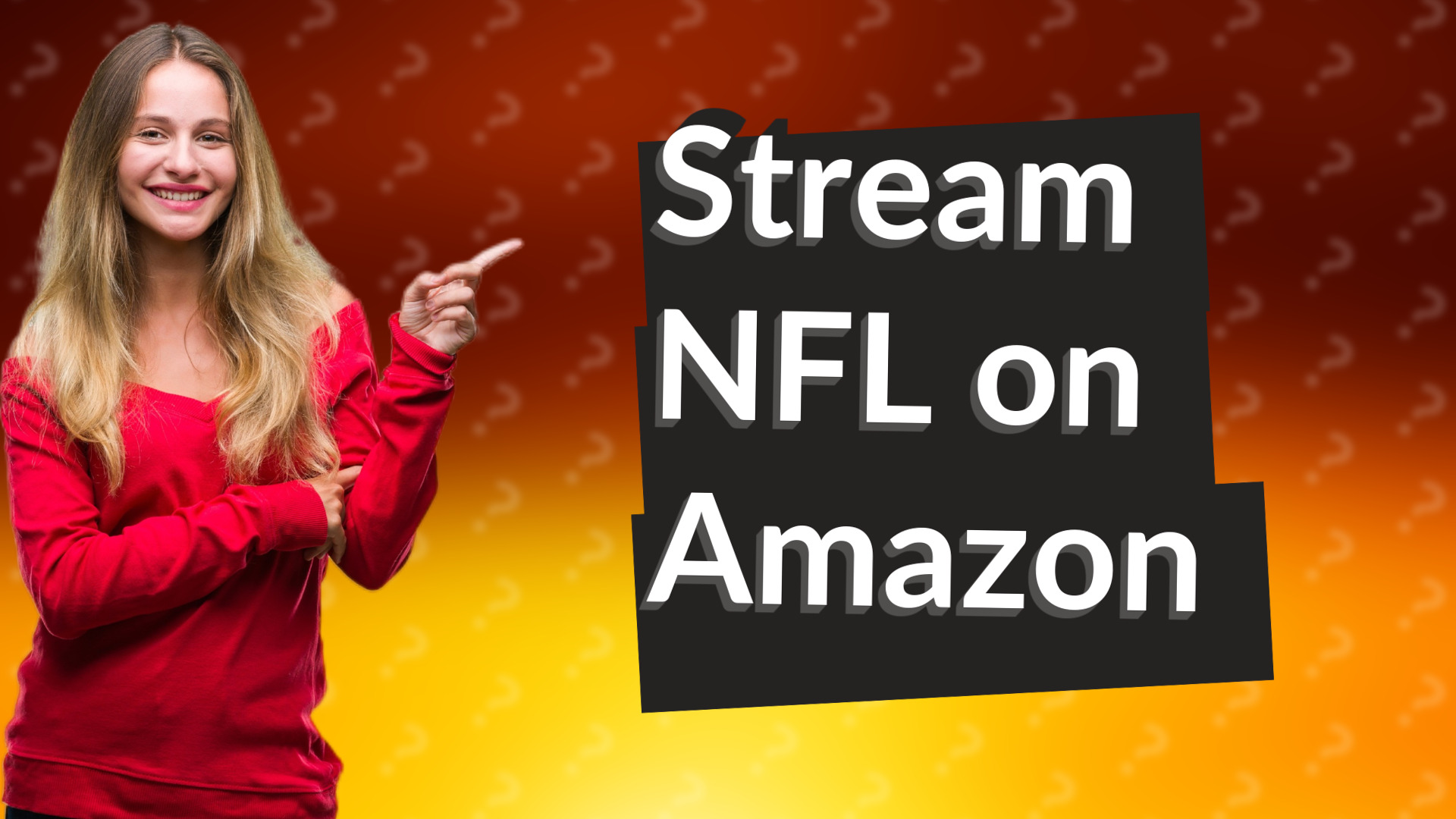 Stream NFL on Amazon