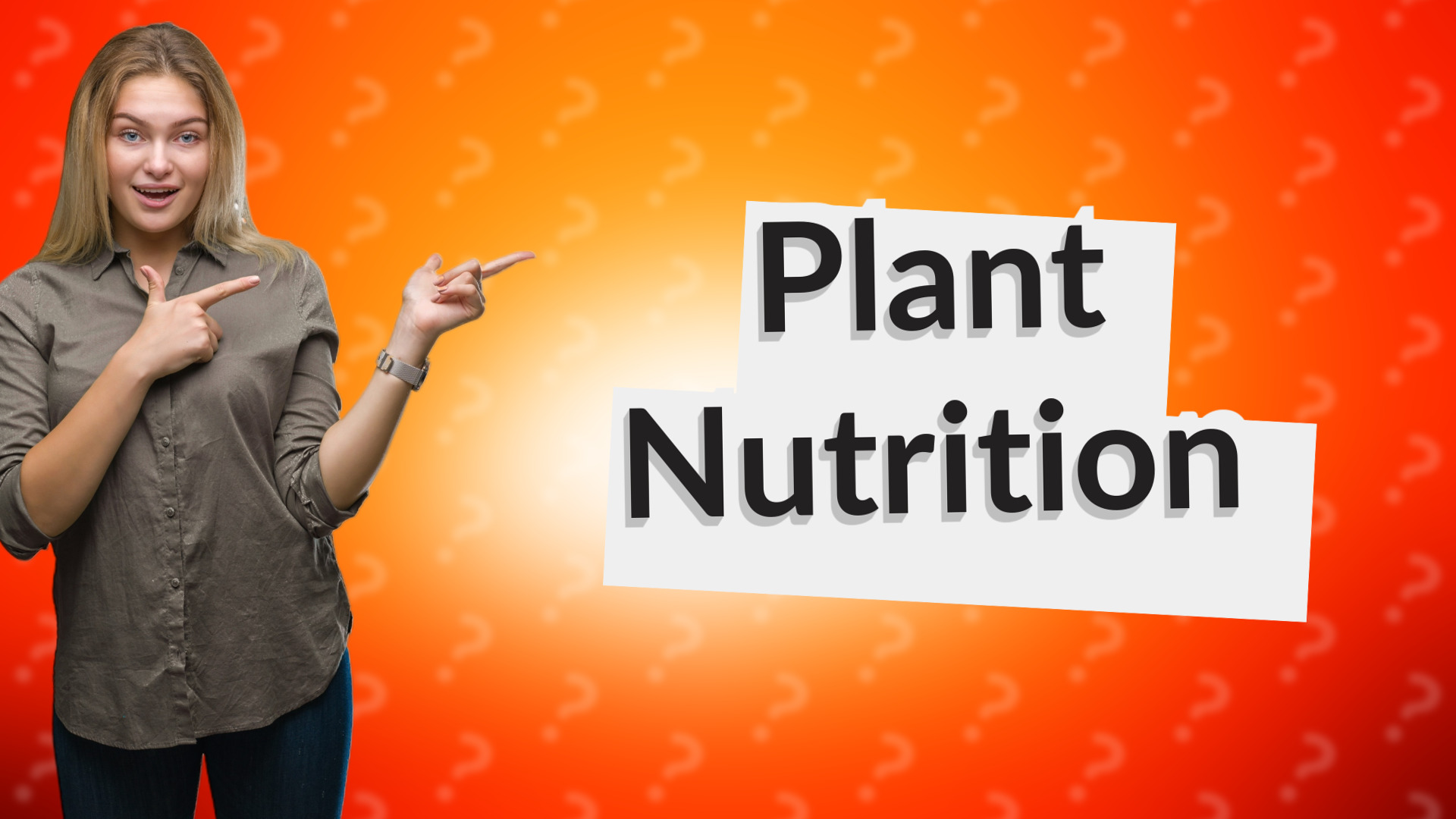Plant Nutrition