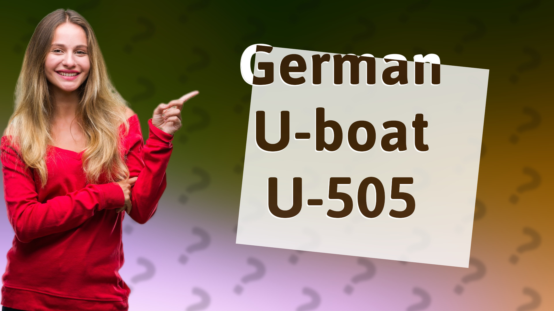 German U-boat U-505