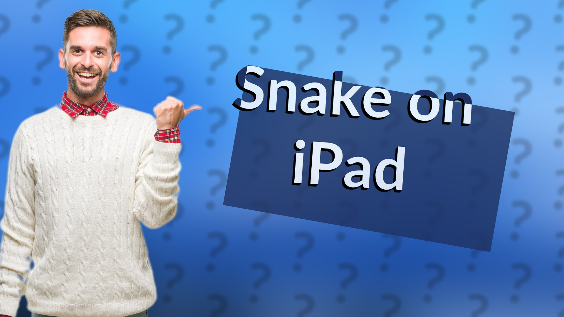 Snake on iPad
