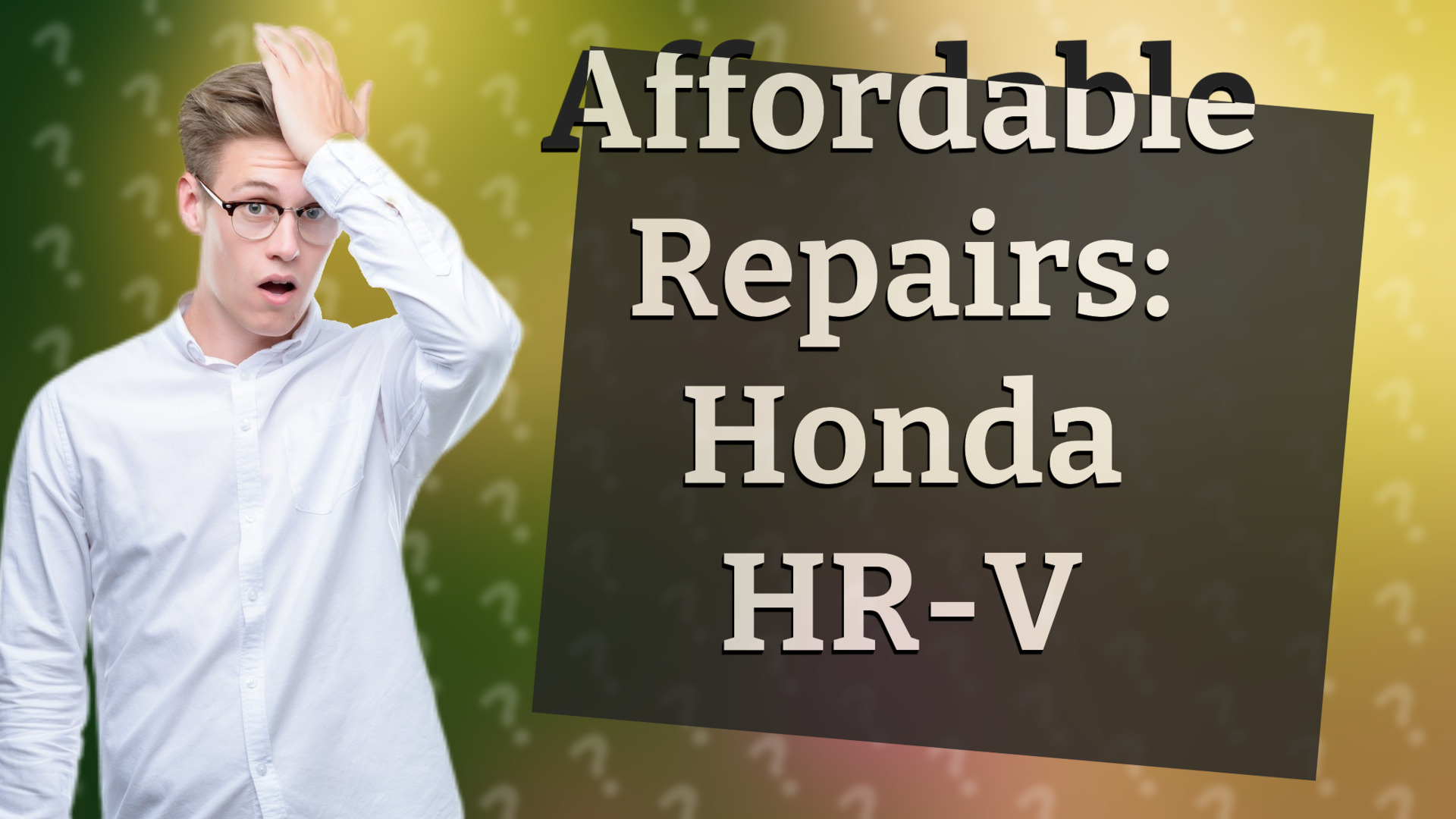 Affordable Repairs: Honda HR-V