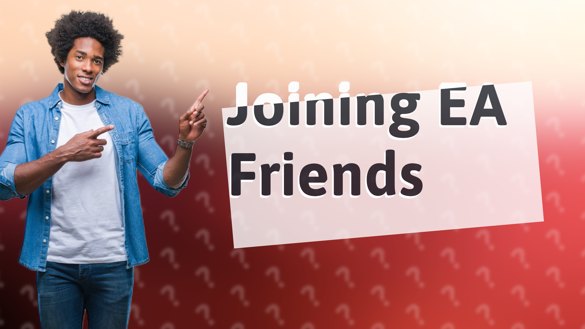 Joining EA Friends