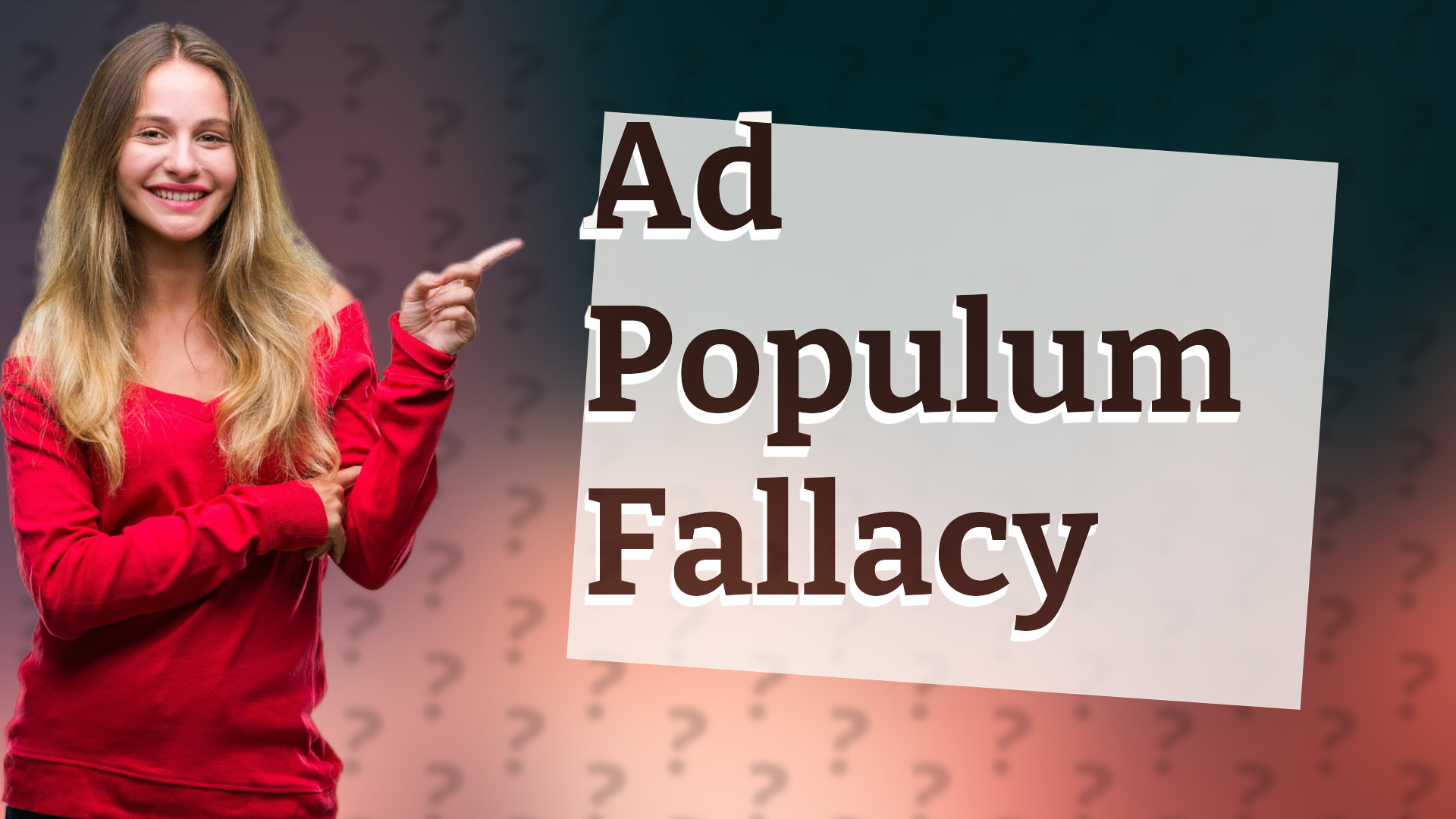 Ad Populum Fallacy