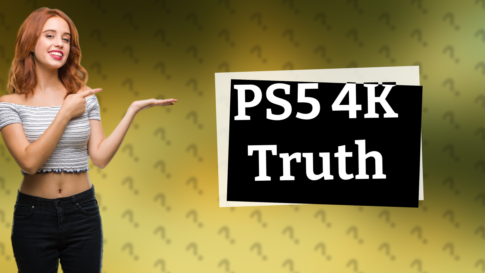 PS5 4K Truth