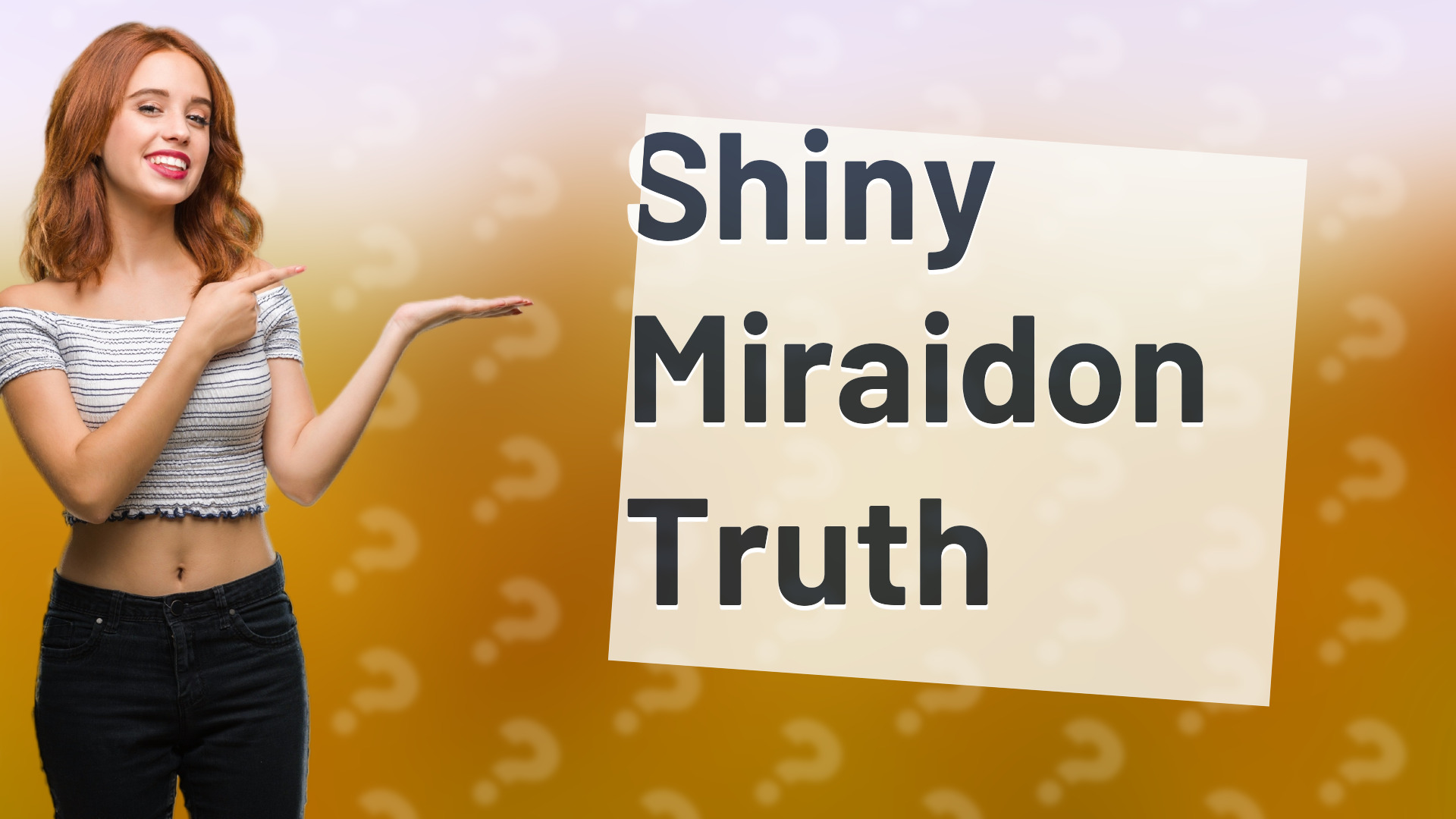 Shiny Miraidon Truth