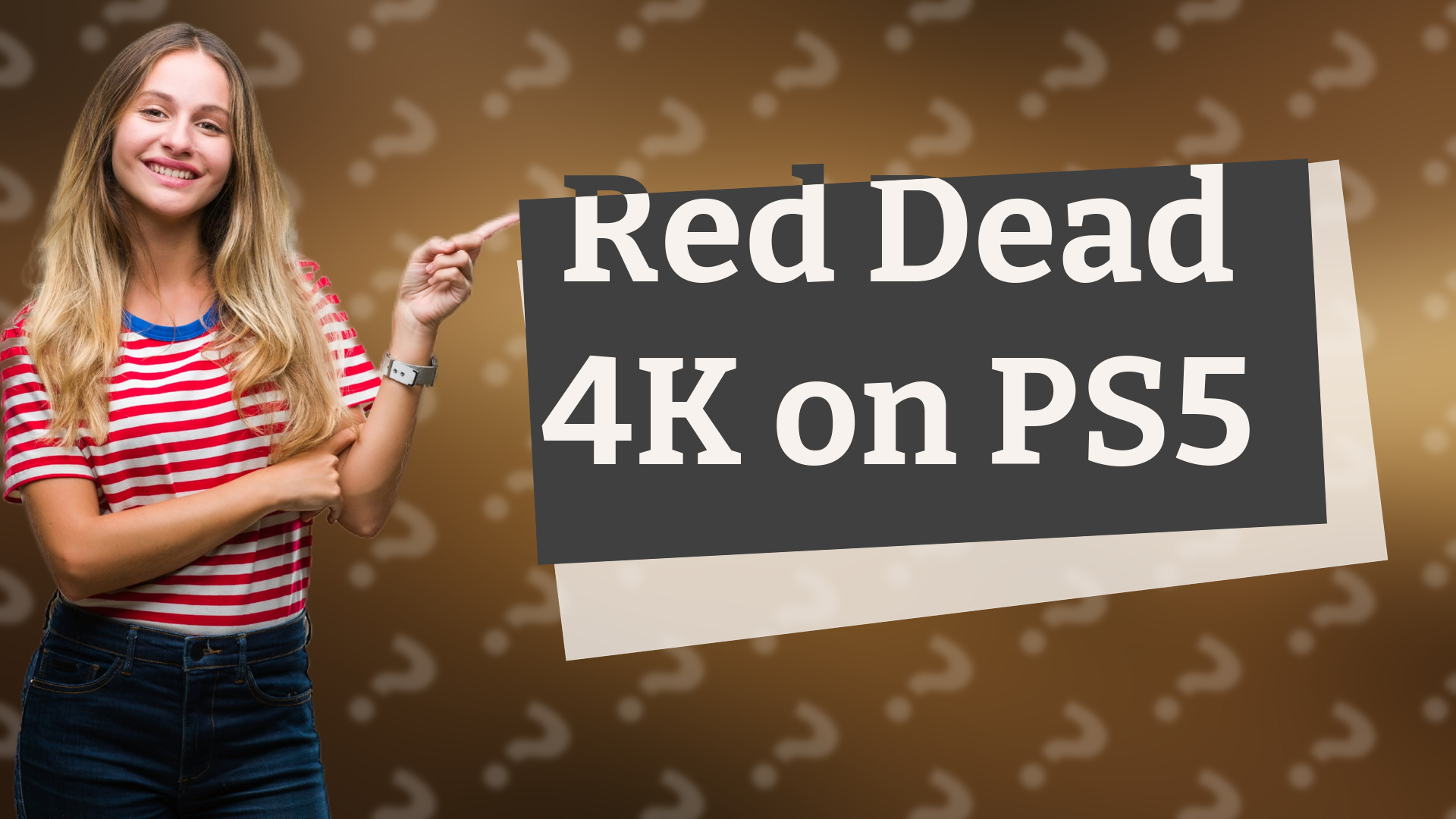 Red Dead 4K on PS5