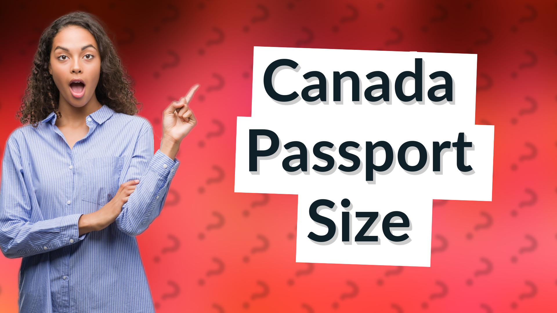 Canada Passport Size