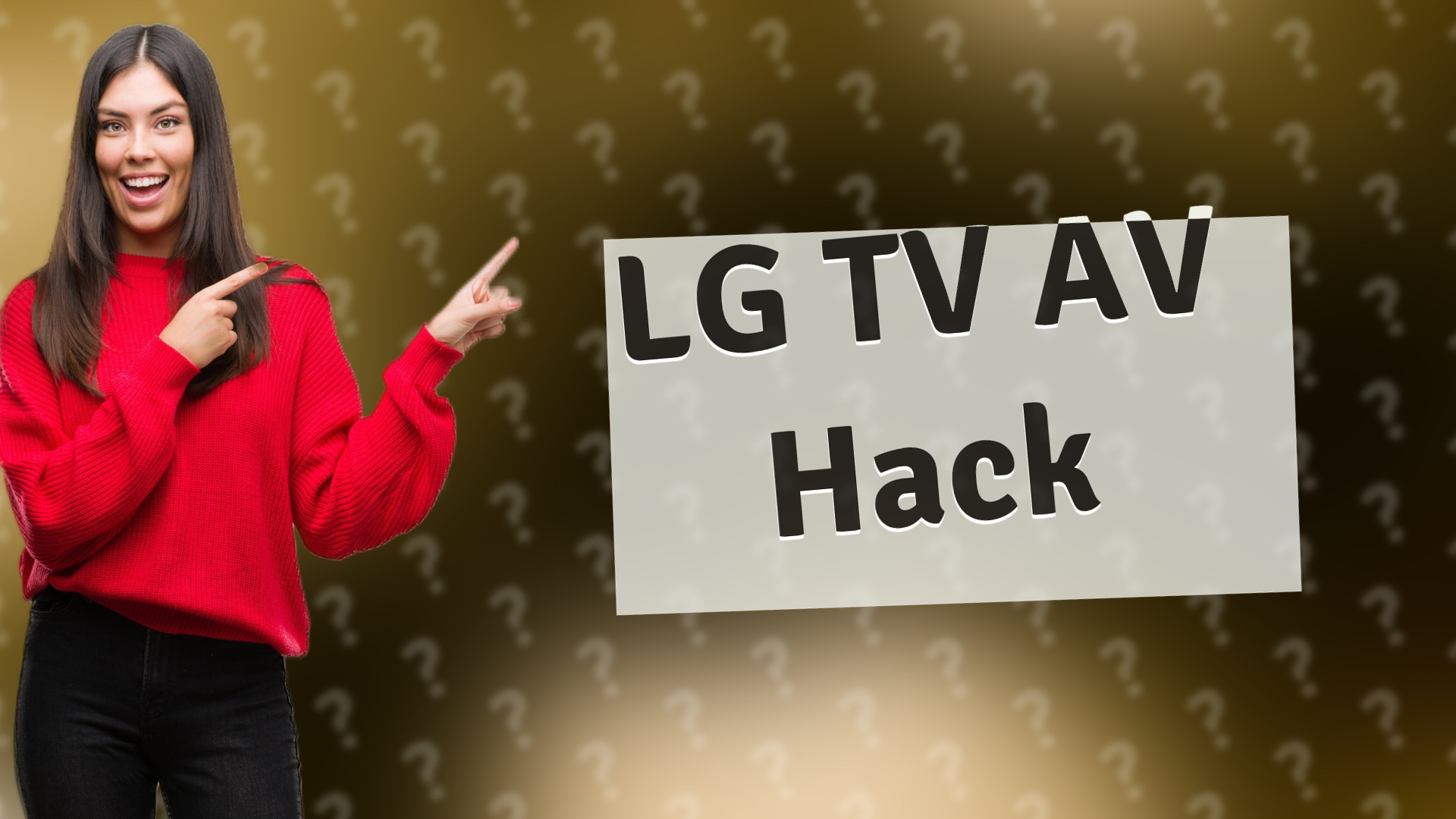 LG TV AV Hack