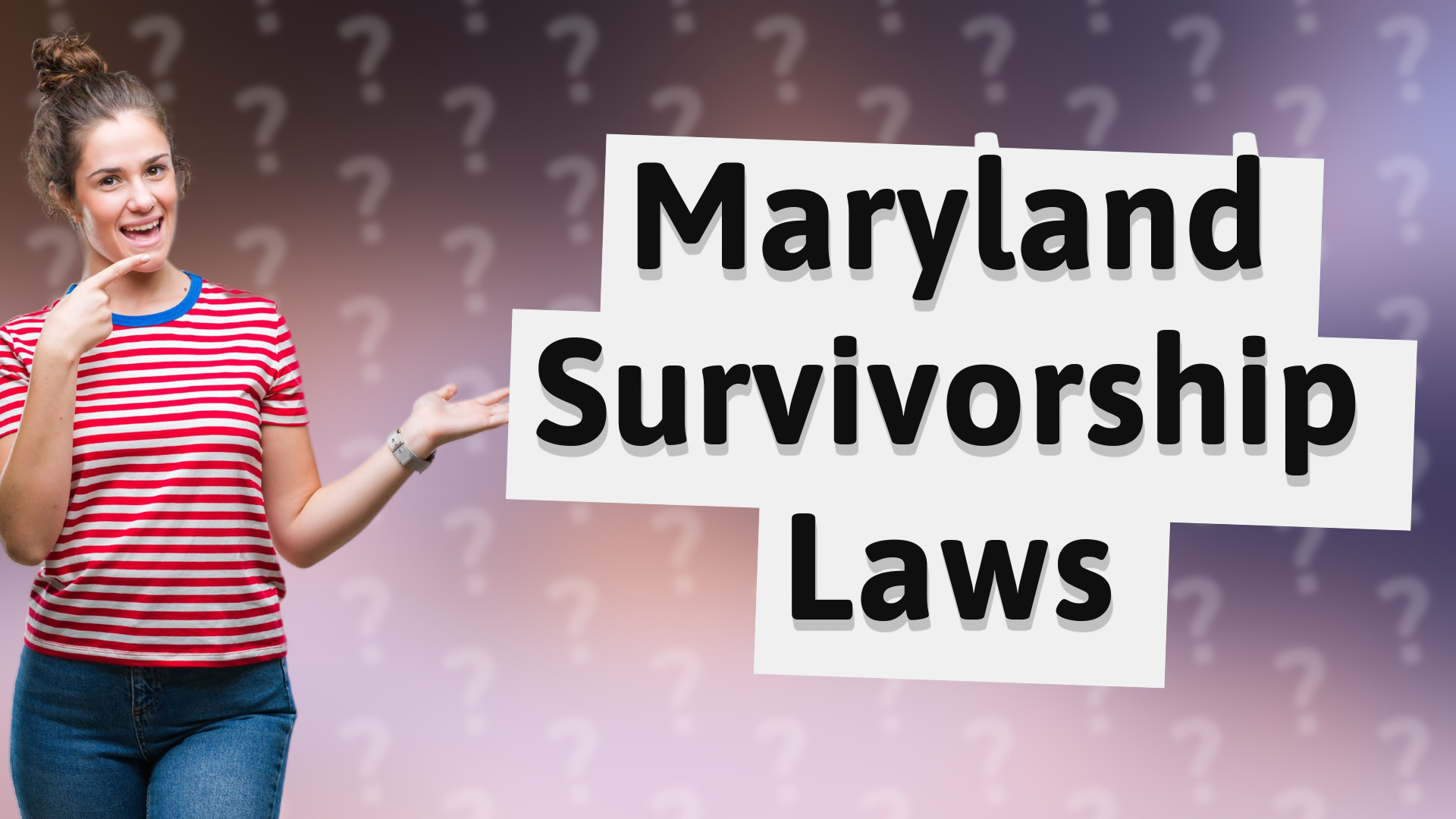 Maryland Survivorship Laws