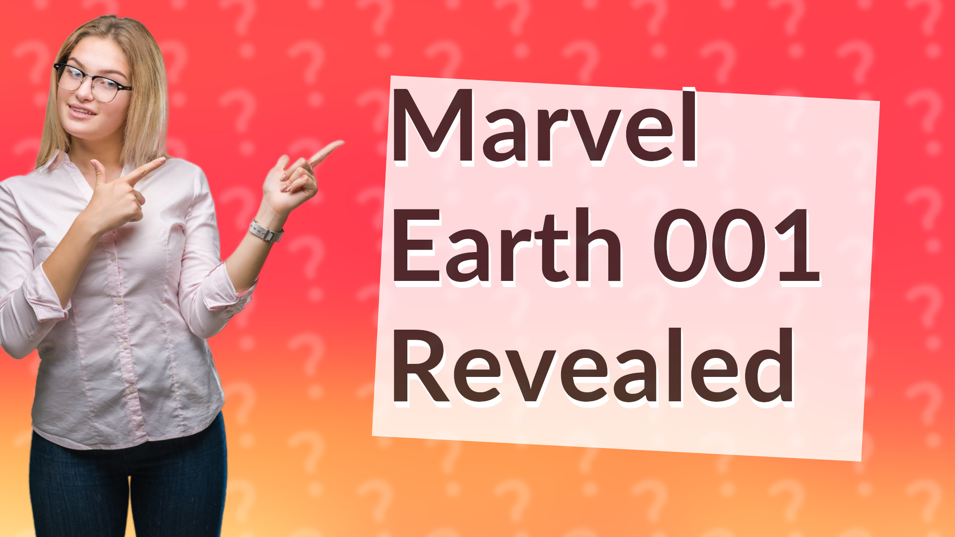 Marvel Earth 001 Revealed