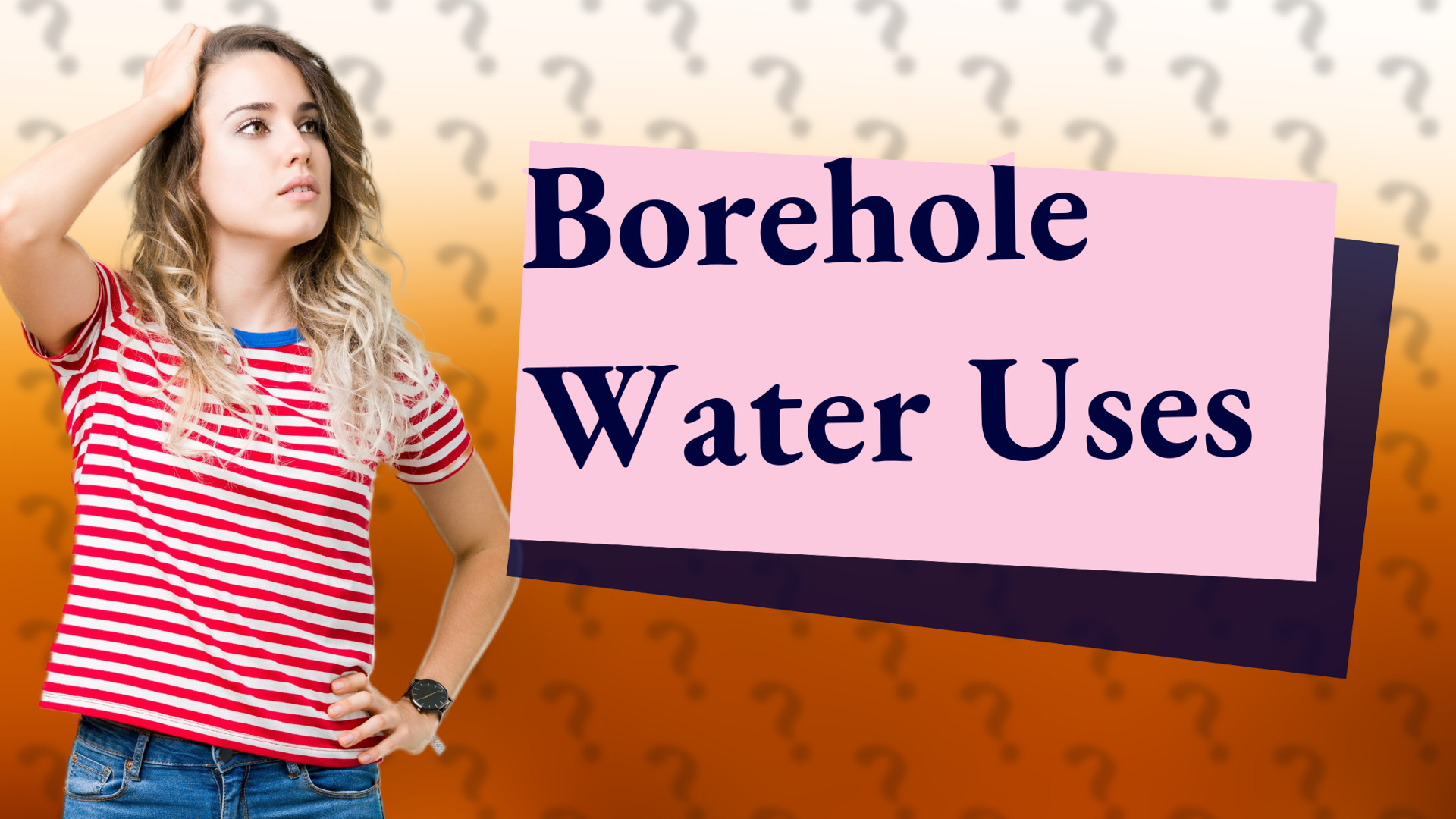 Borehole Water Uses