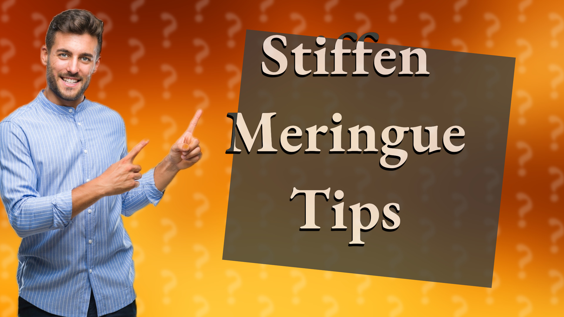 Stiffen Meringue Tips