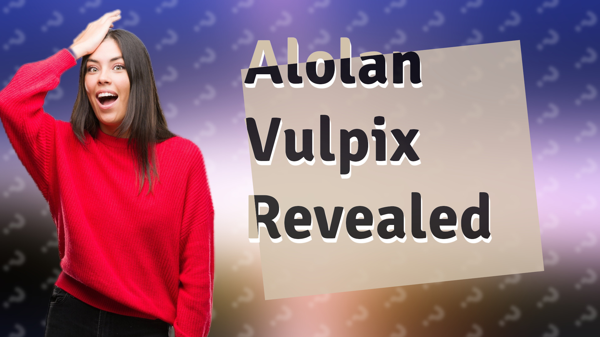 Alolan Vulpix Revealed