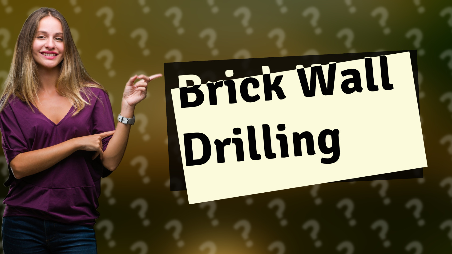 Brick Wall Drilling