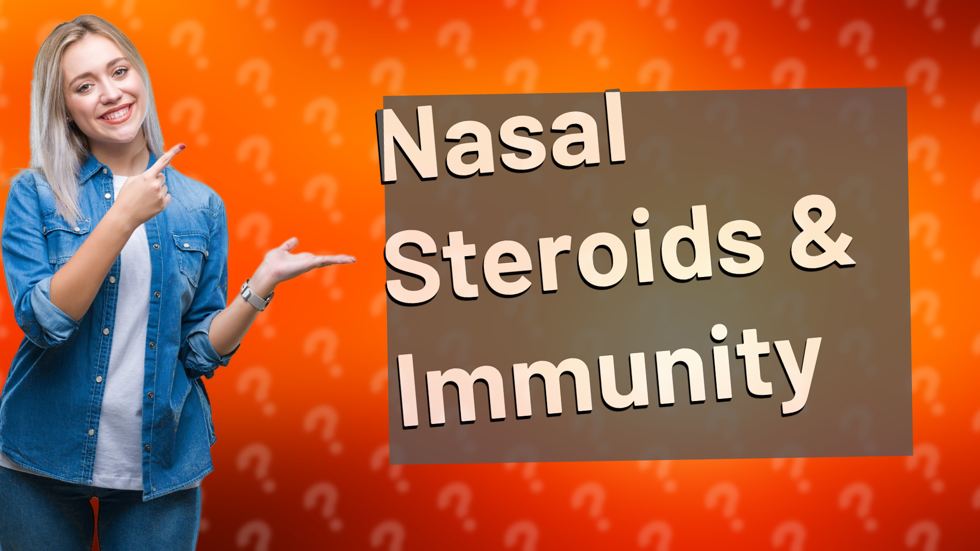 Nasal Steroids & Immunity