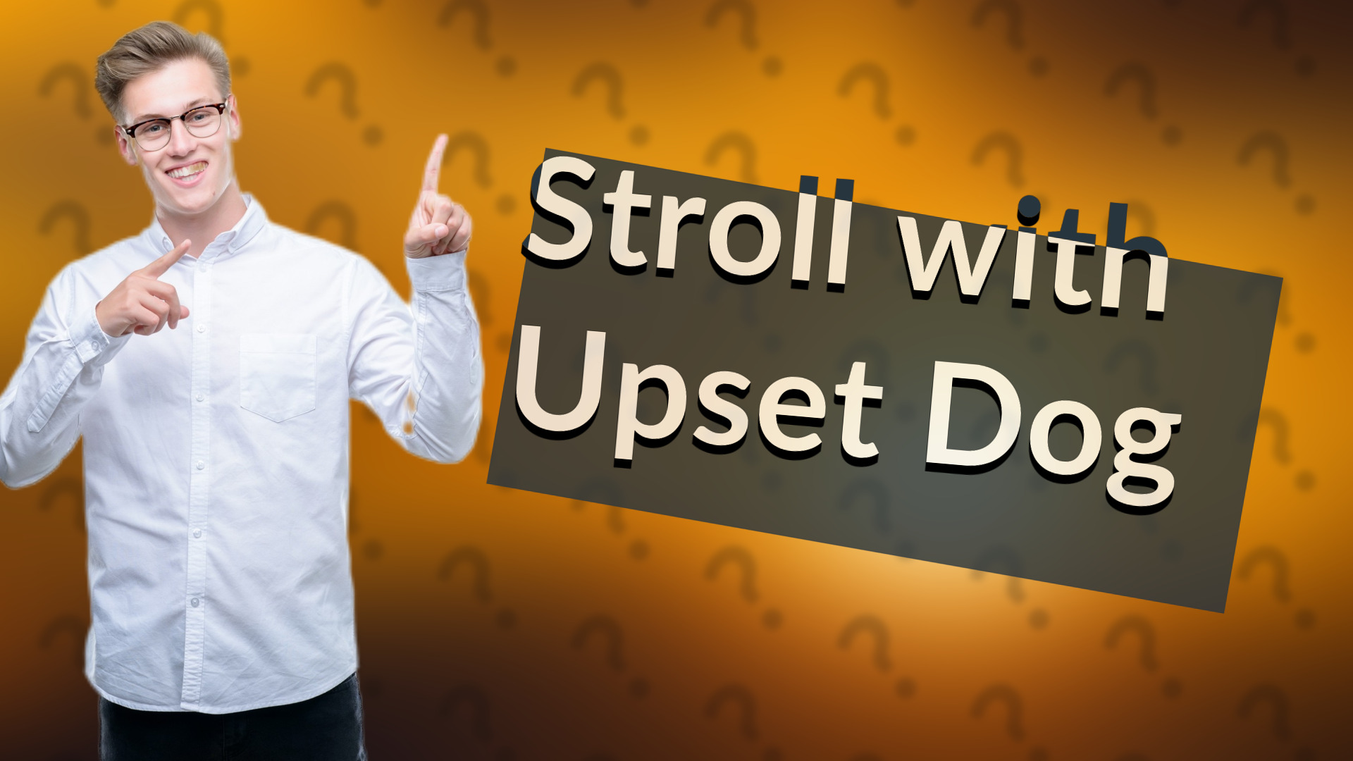 Stroll with Upset Dog