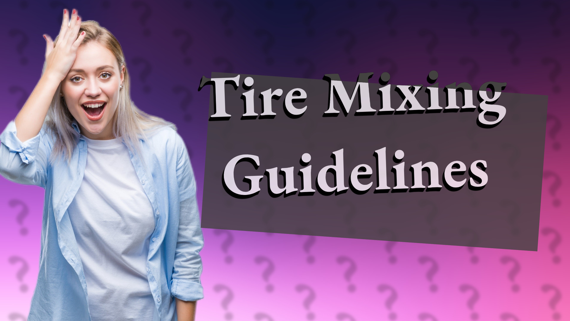 Tire Mixing Guidelines