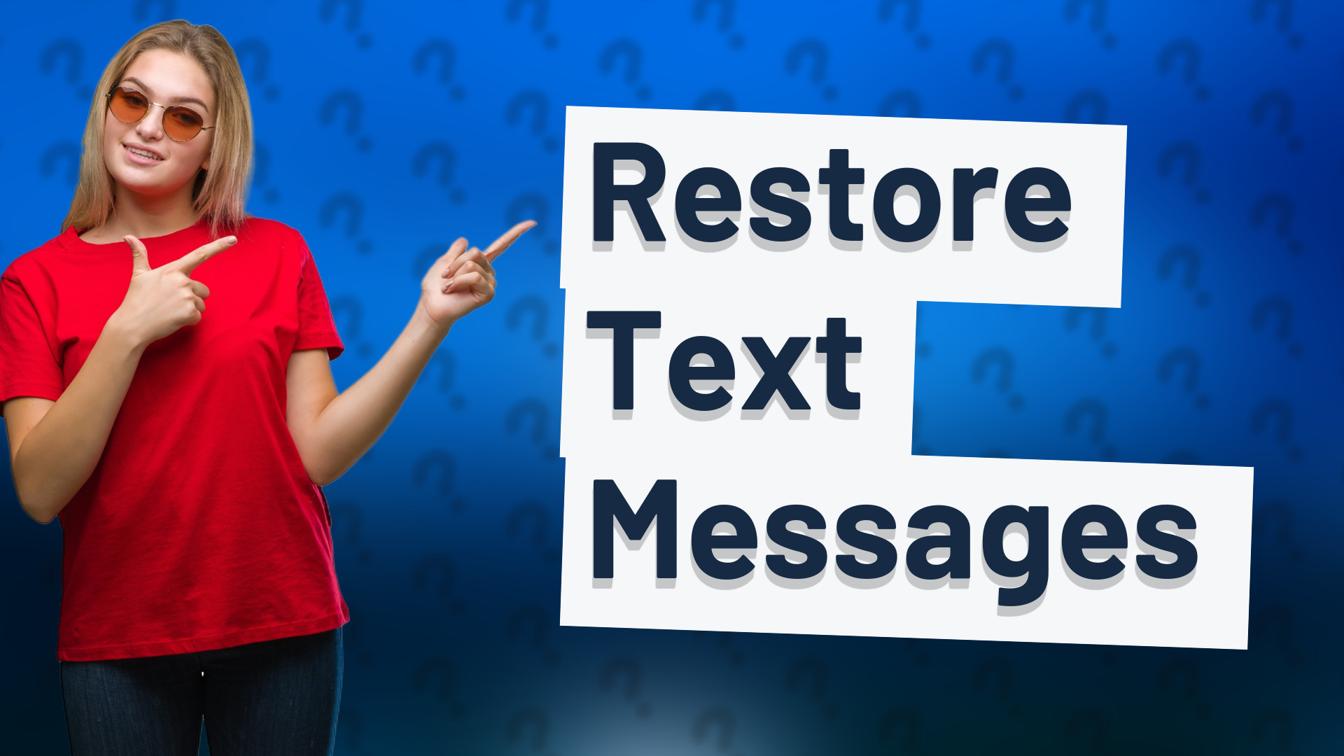 Restore Text Messages