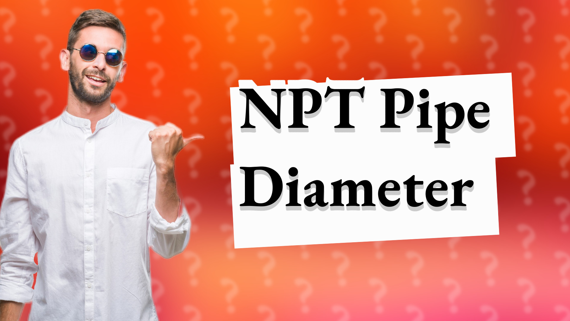 NPT Pipe Diameter