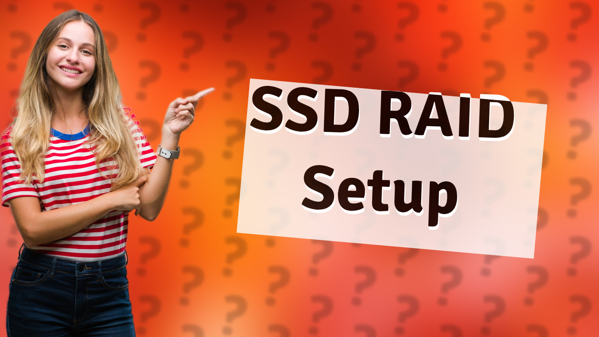 SSD RAID Setup