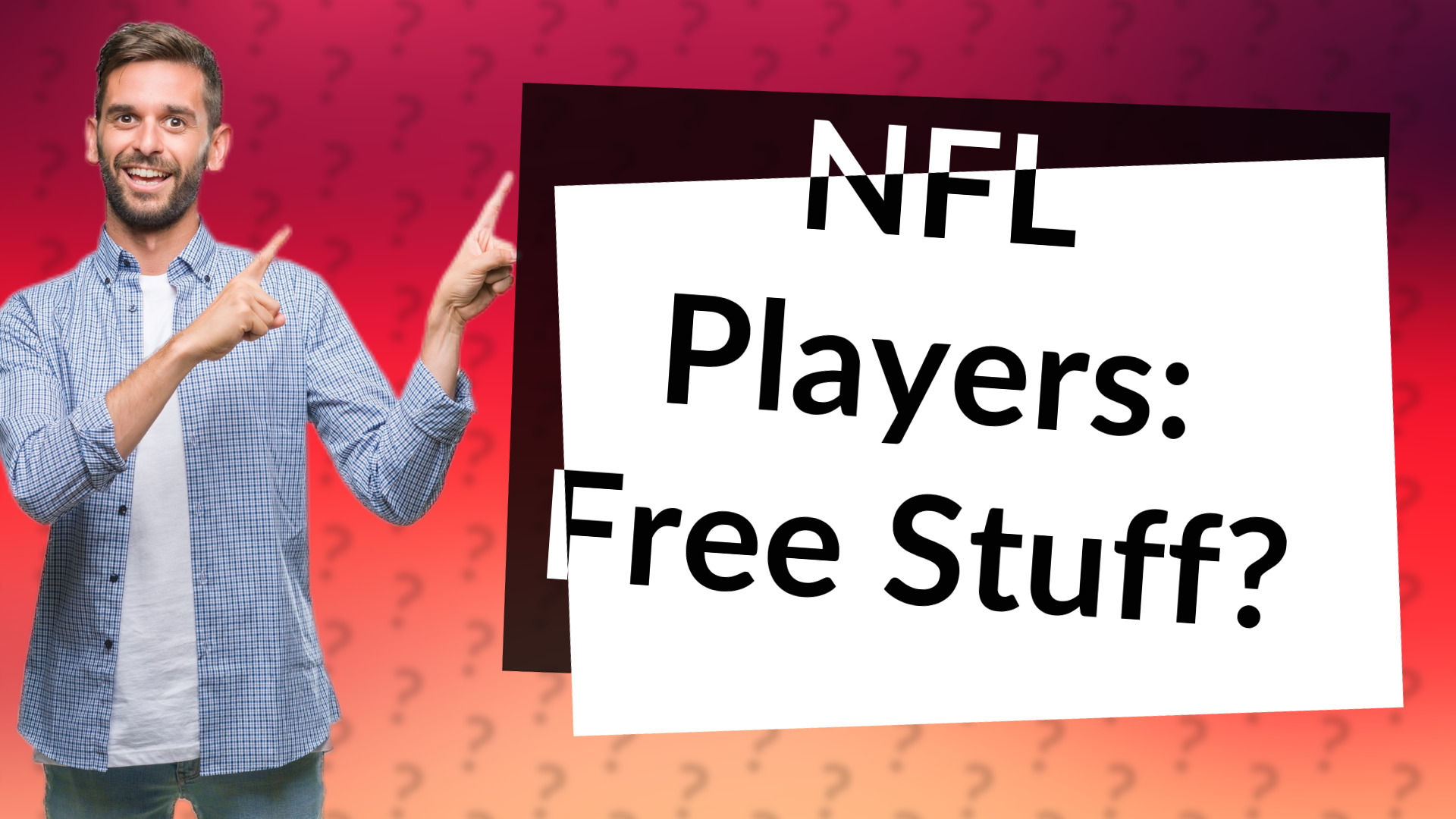 NFL Players: Free Stuff?