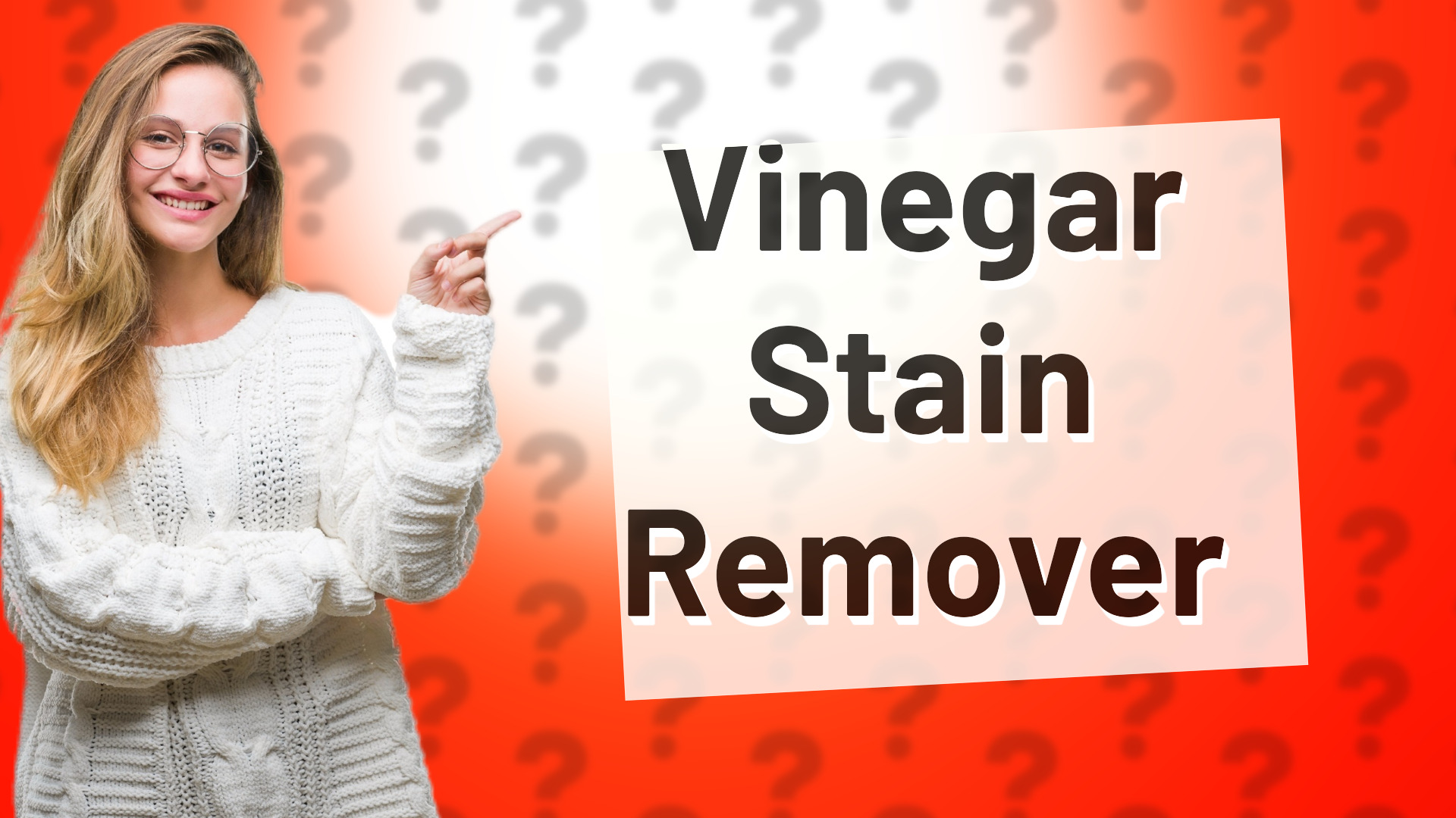 Vinegar Stain Remover