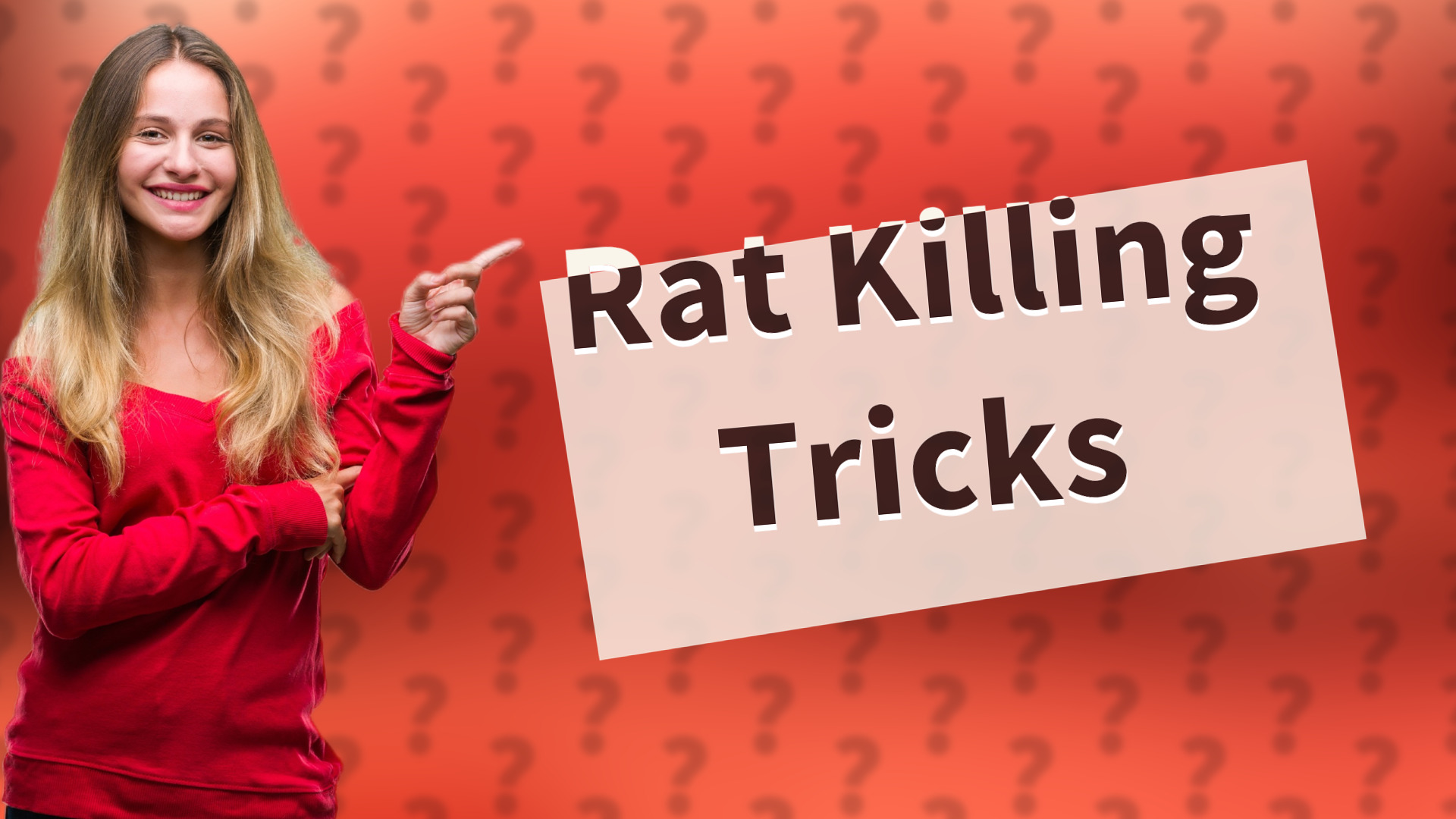 Rat Killing Tricks