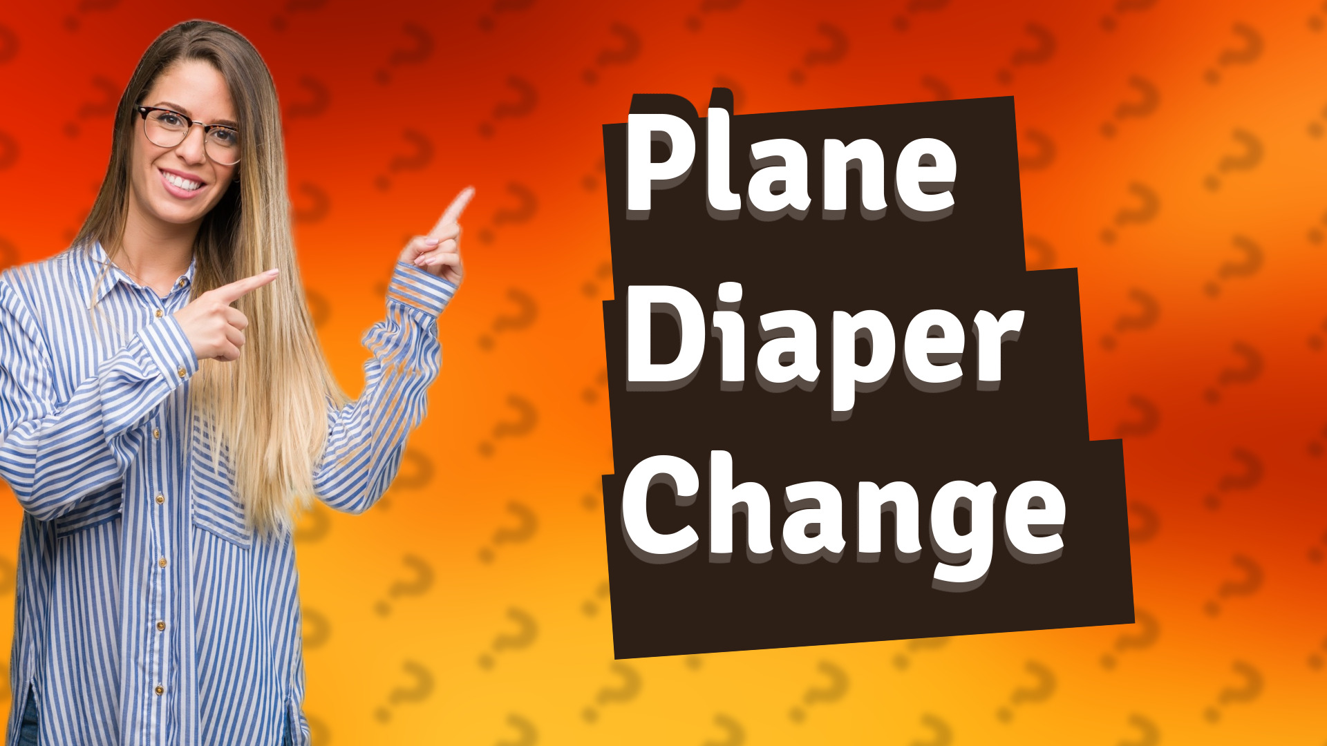 Plane Diaper Change