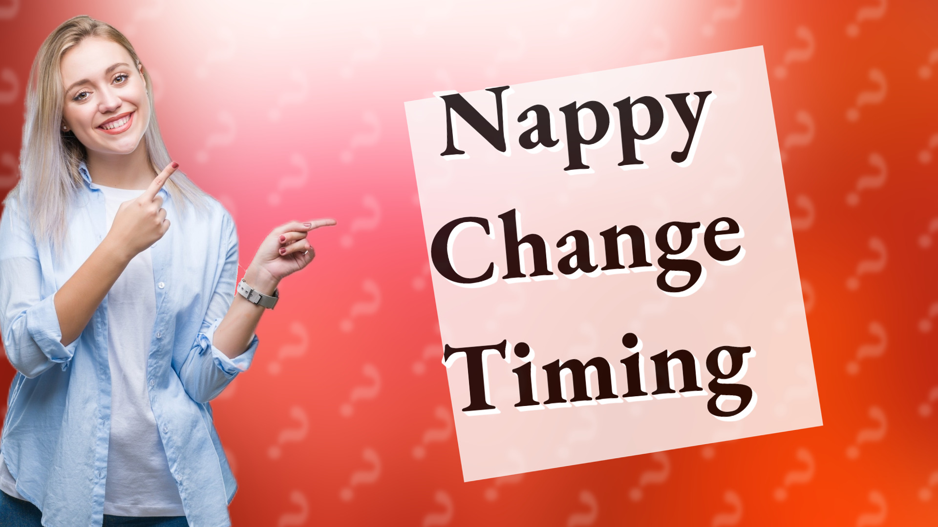 Nappy Change Timing