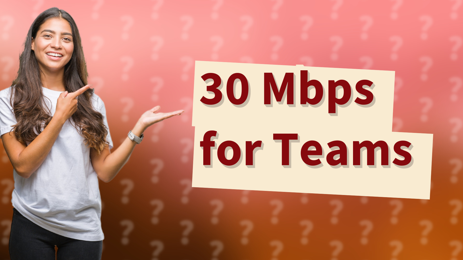 30 Mbps for Teams
