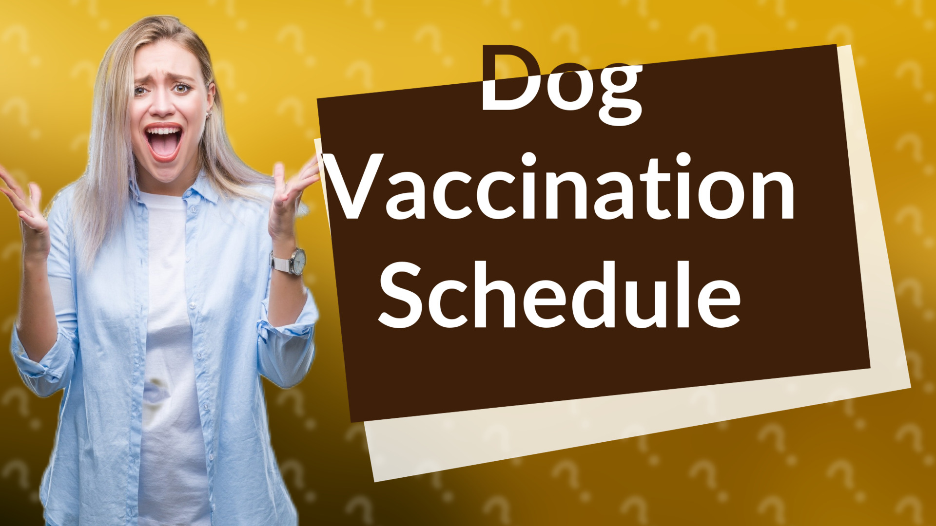 Dog Vaccination Schedule