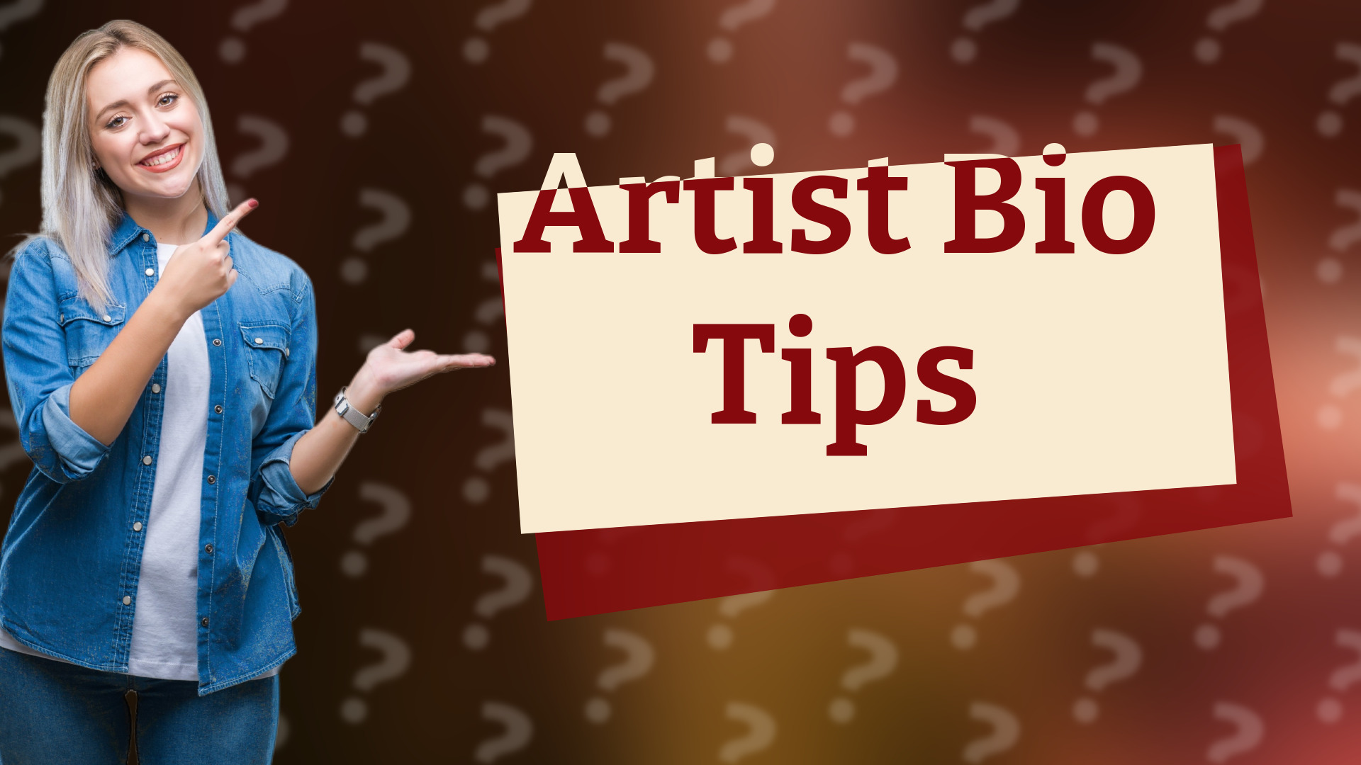 Artist Bio Tips