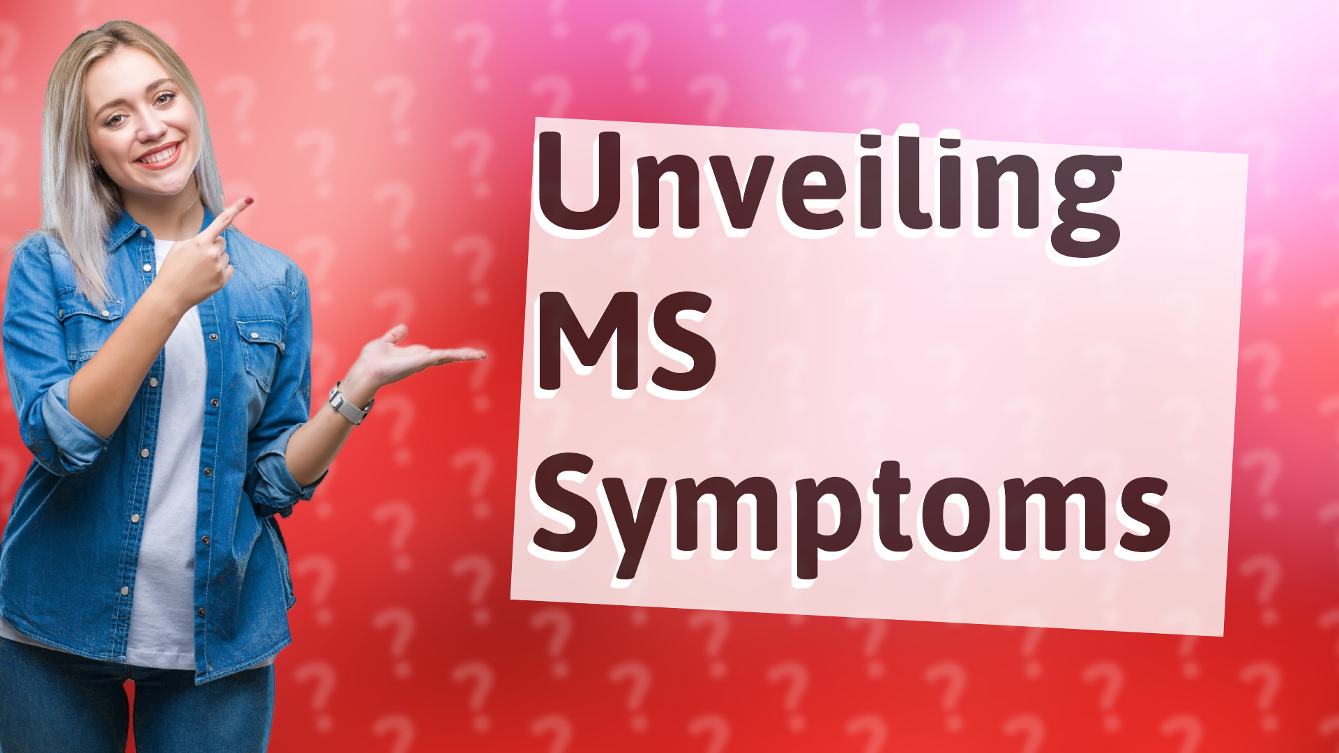 Unveiling MS Symptoms