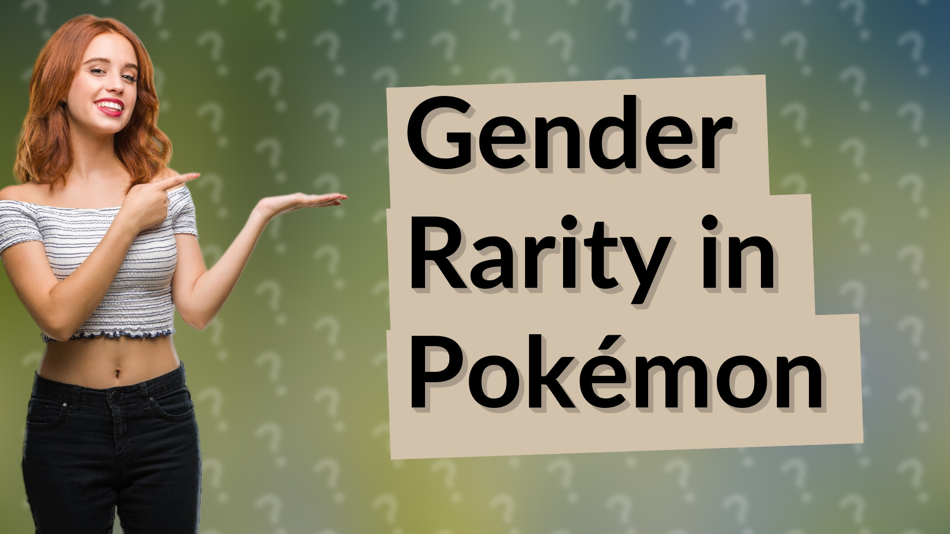 Gender Rarity in Pokémon