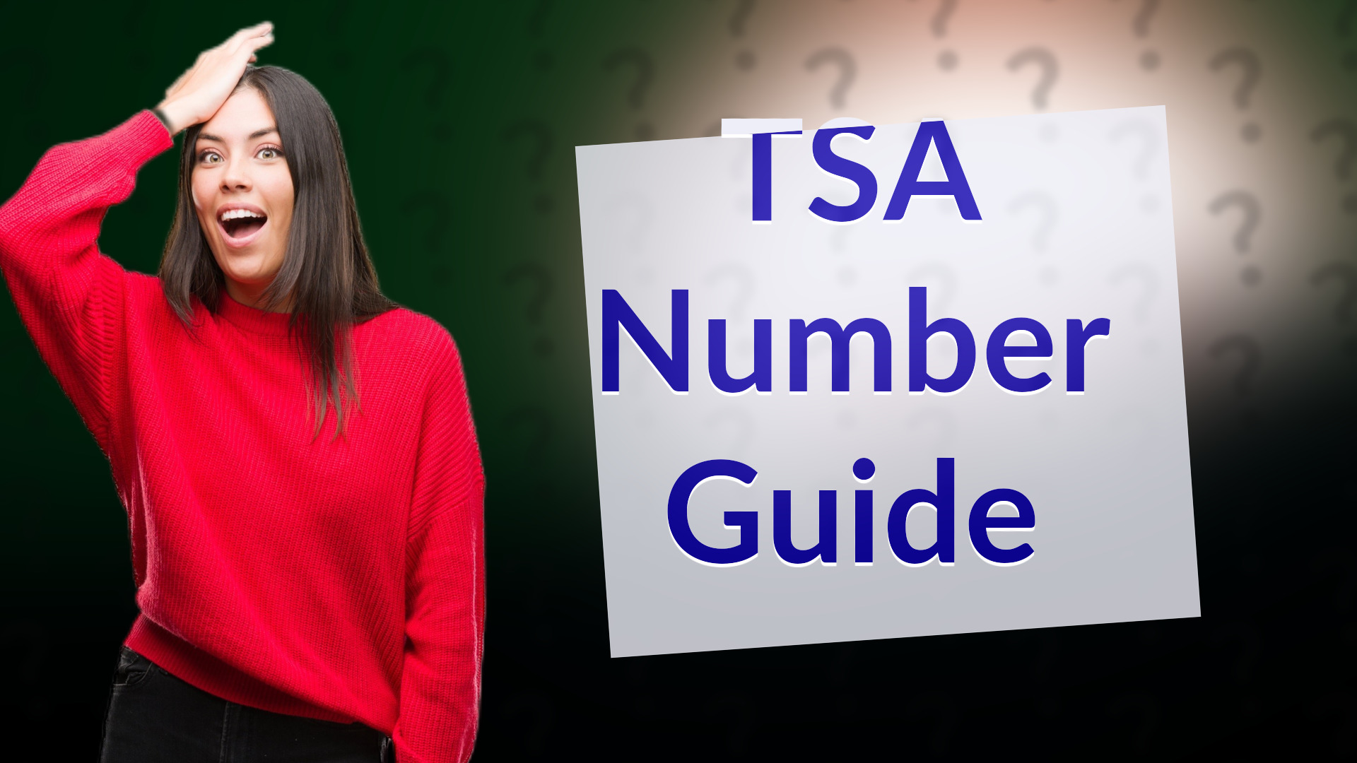 TSA Number Guide