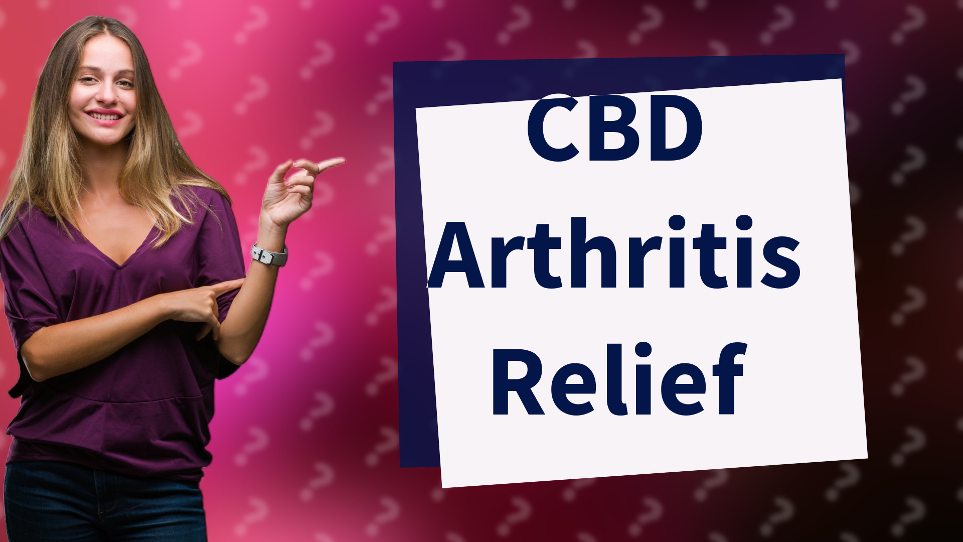 CBD Arthritis Relief