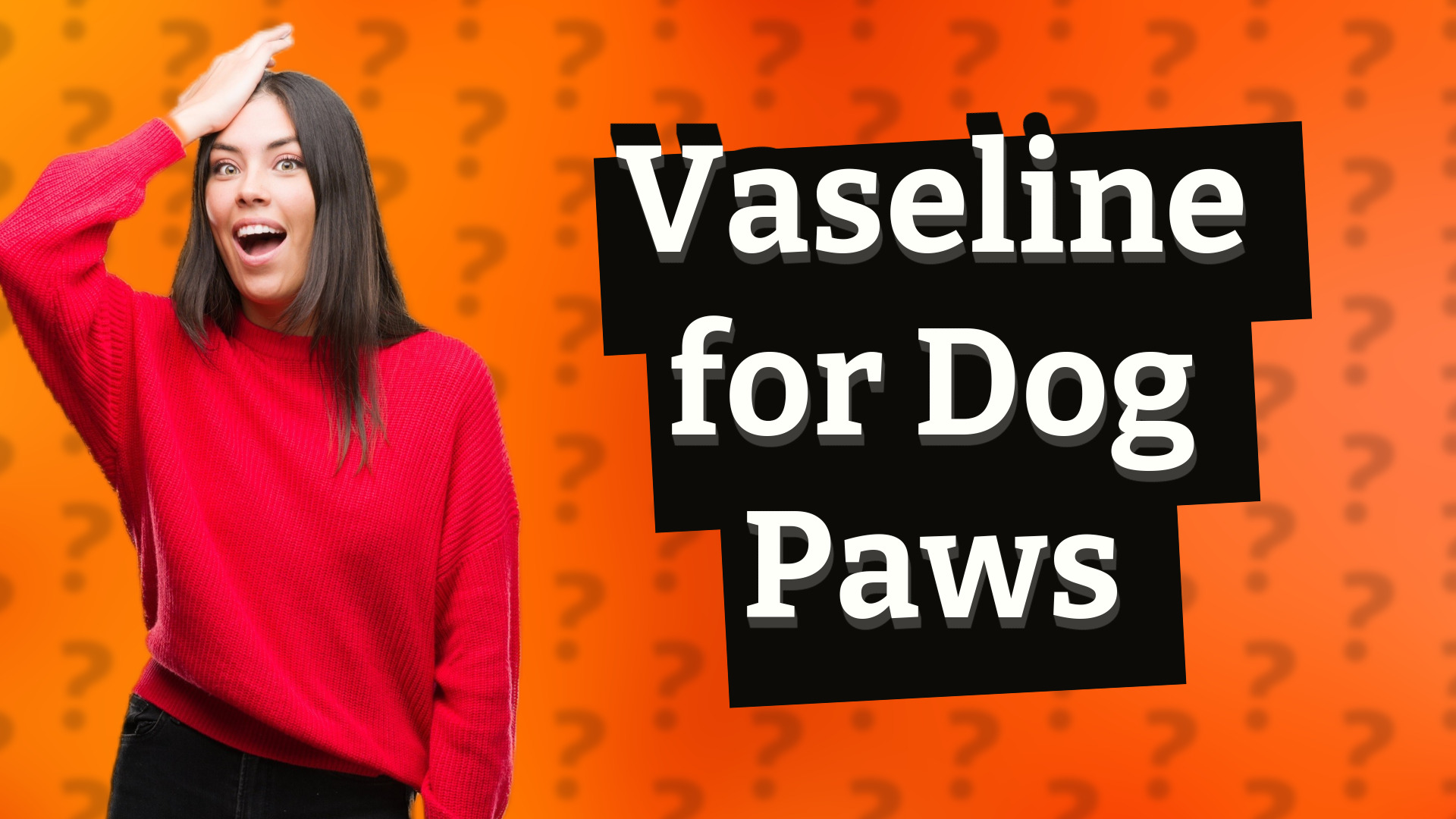 Vaseline for Dog Paws