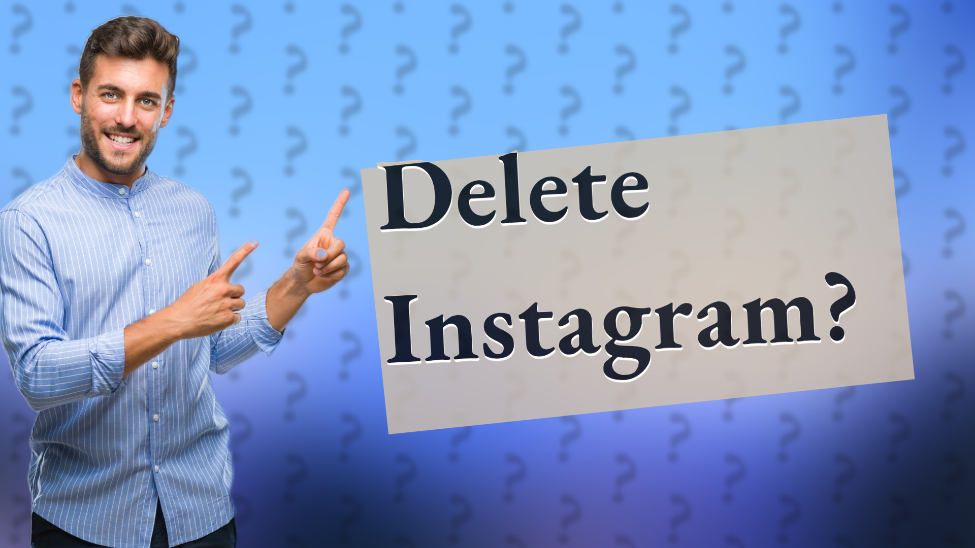 Delete Instagram?
