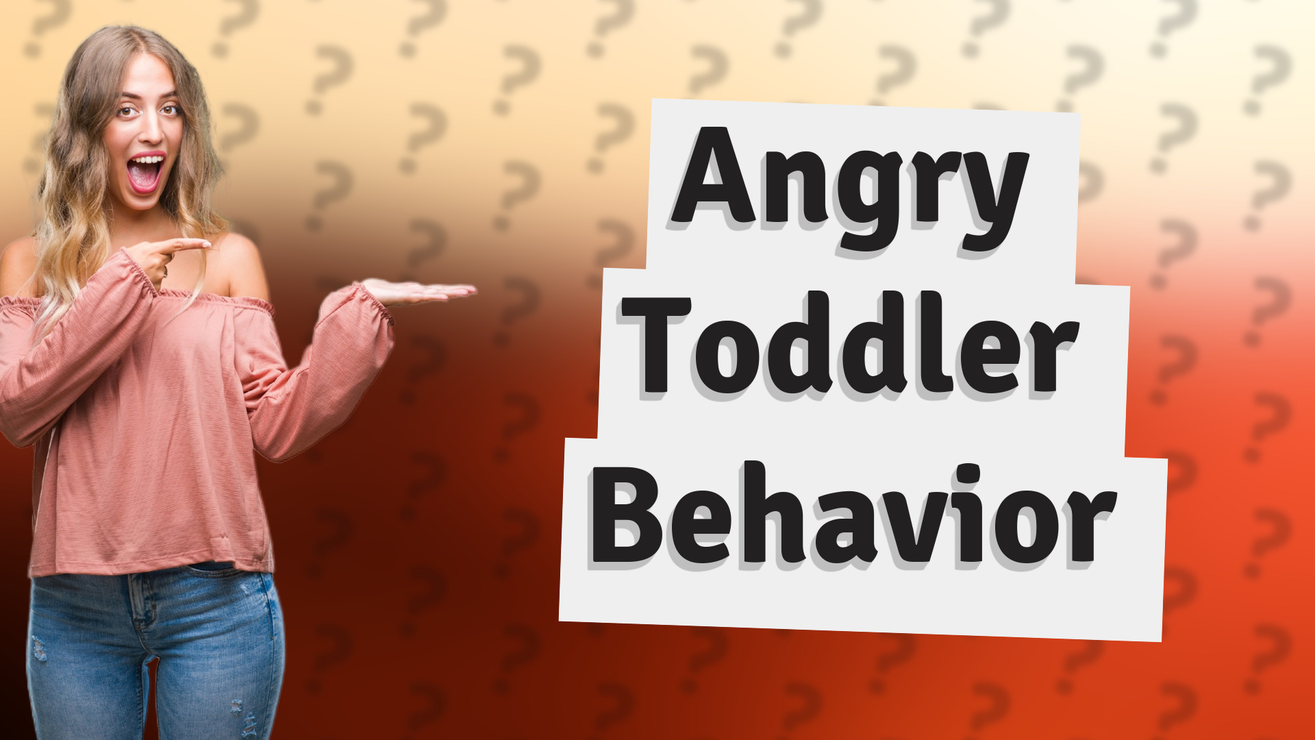 Angry Toddler Behavior
