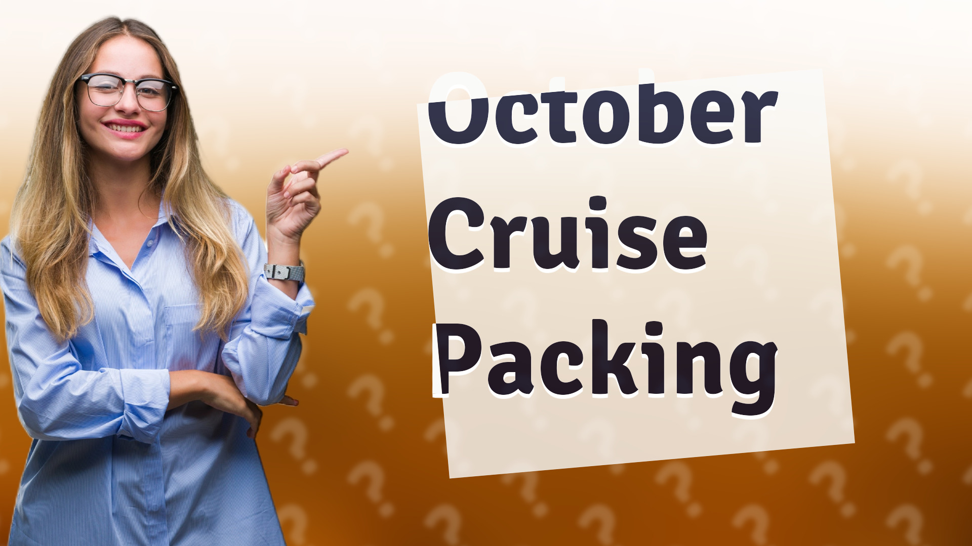 October Cruise Packing