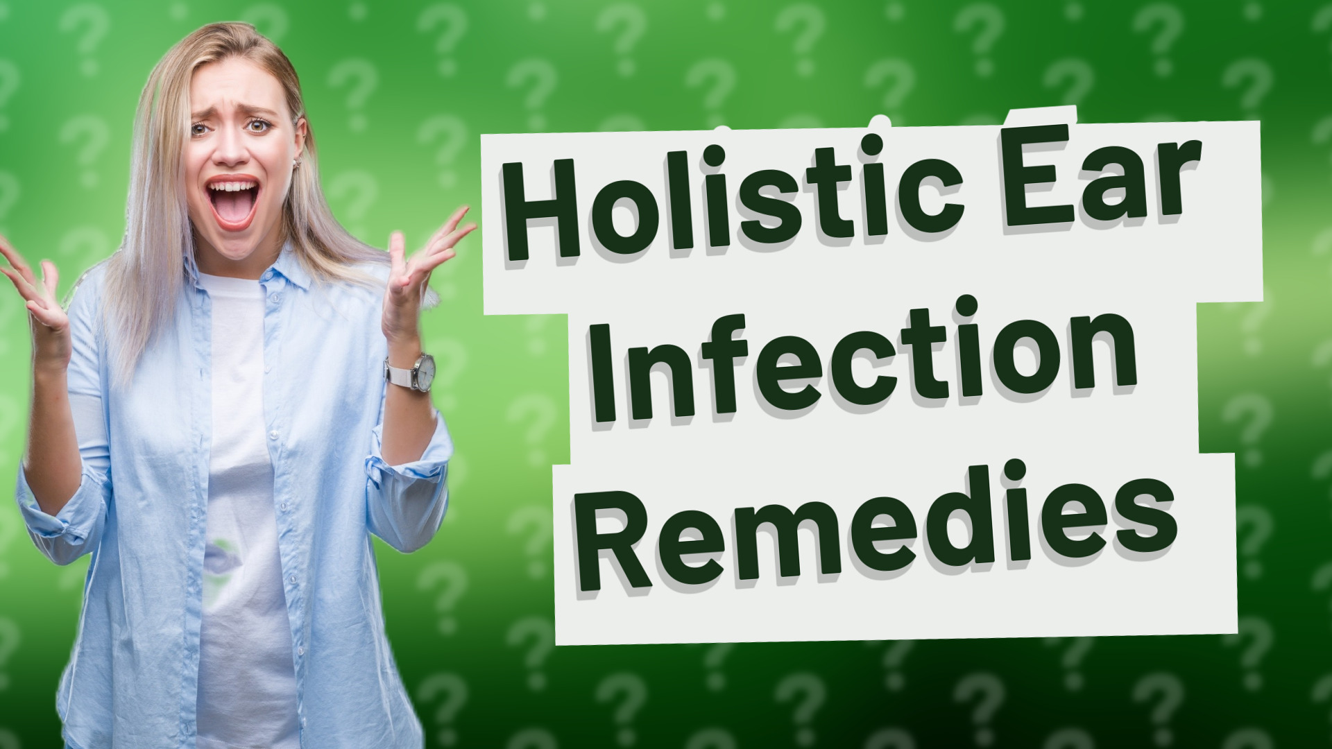 Holistic Ear Infection Remedies