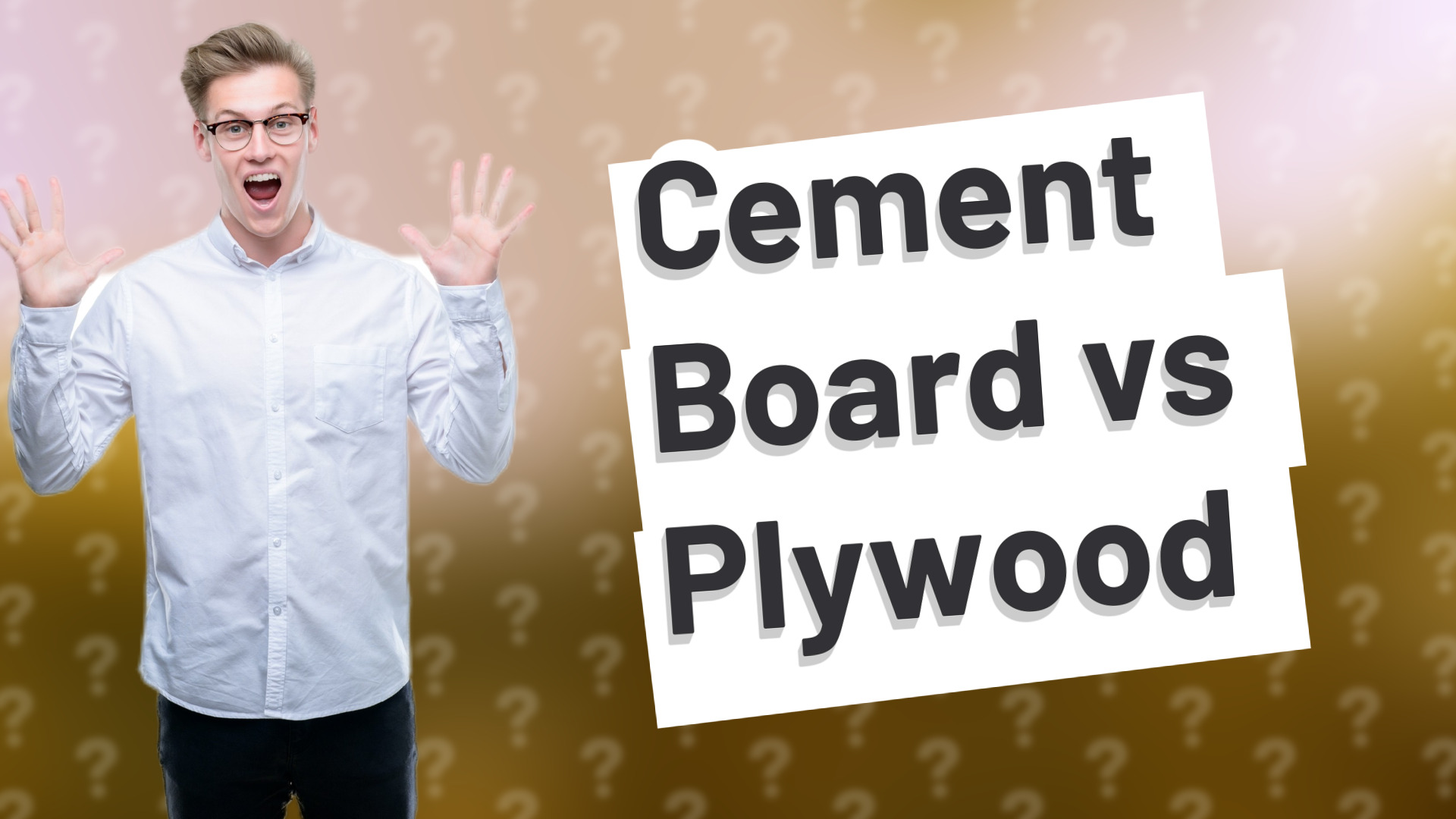 Cement Board vs Plywood