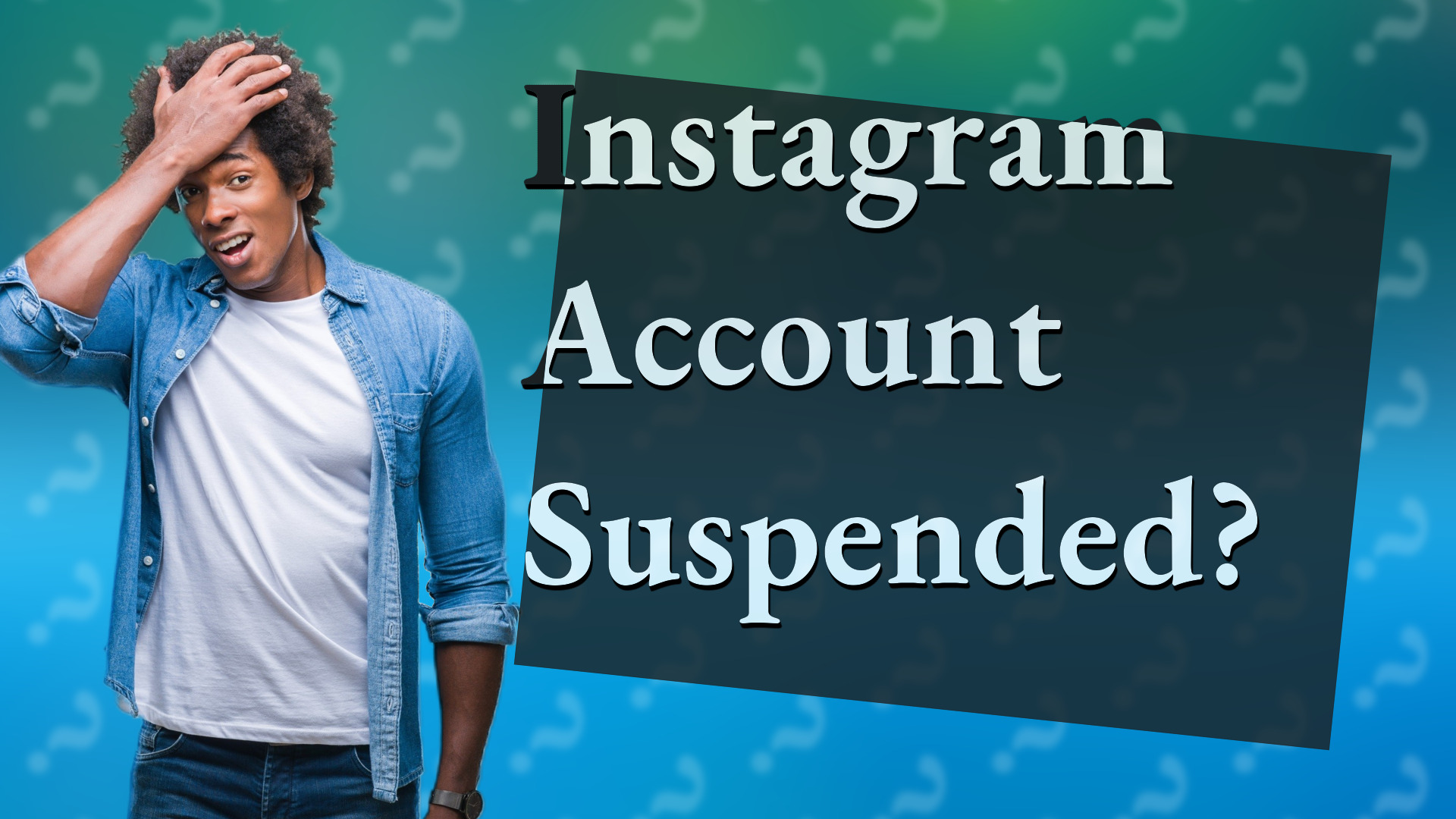 Instagram Account Suspended?