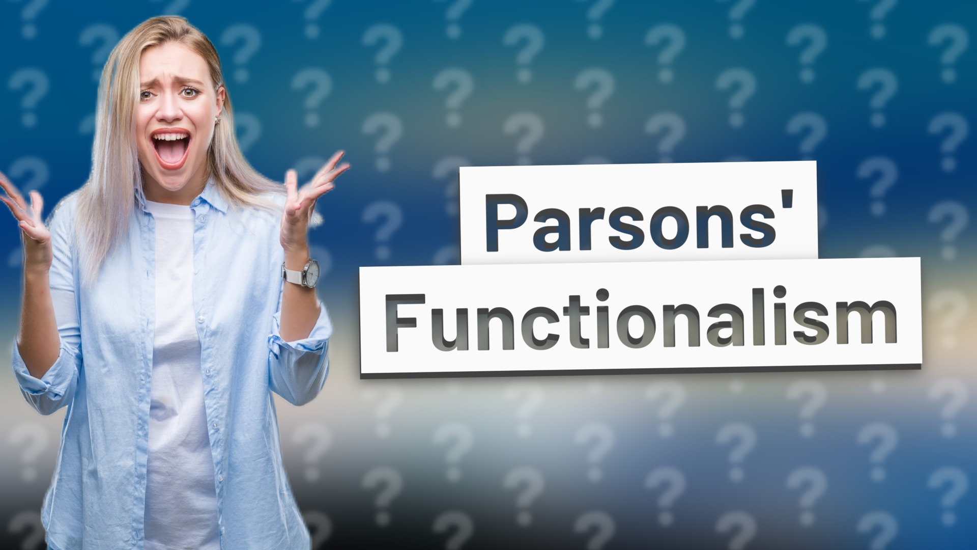 Parsons' Functionalism