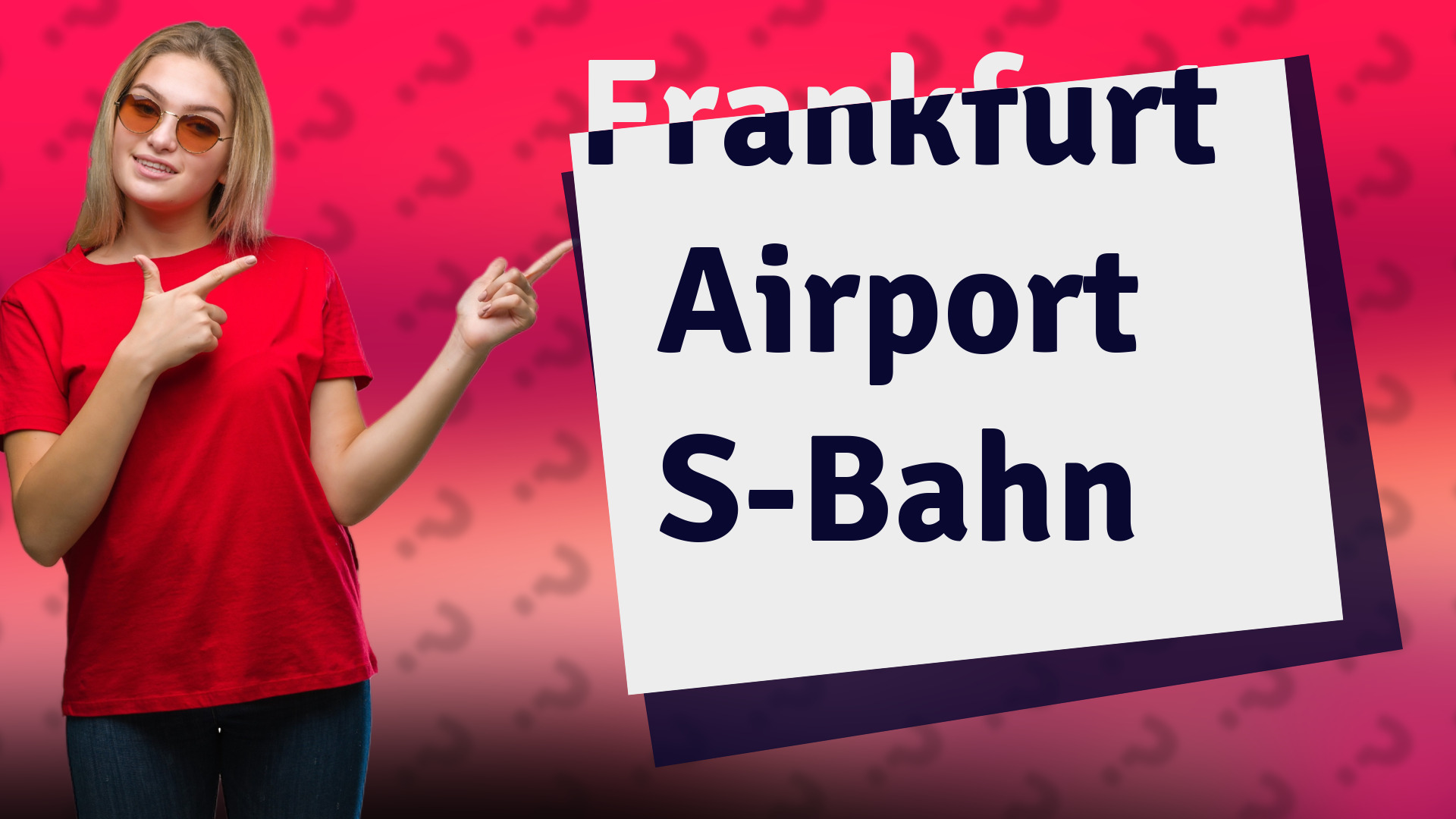 Frankfurt Airport S-Bahn