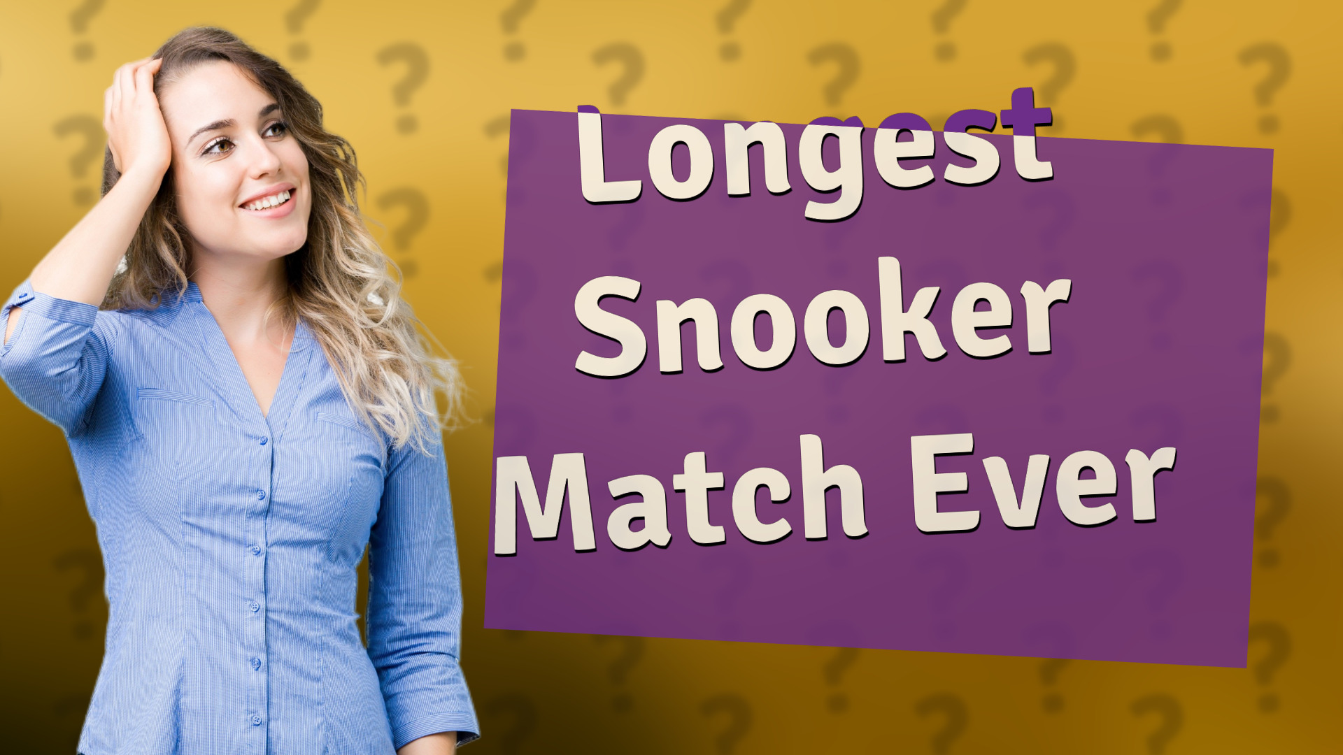 Longest Snooker Match Ever