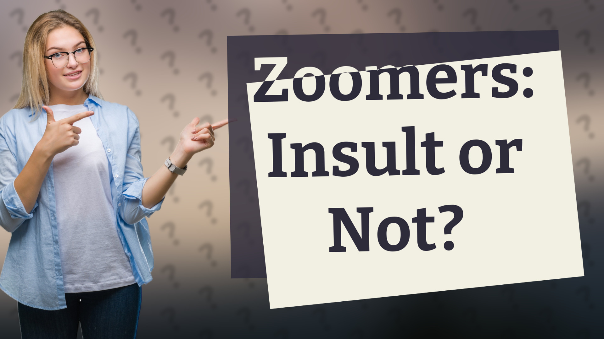 Zoomers: Insult or Not?