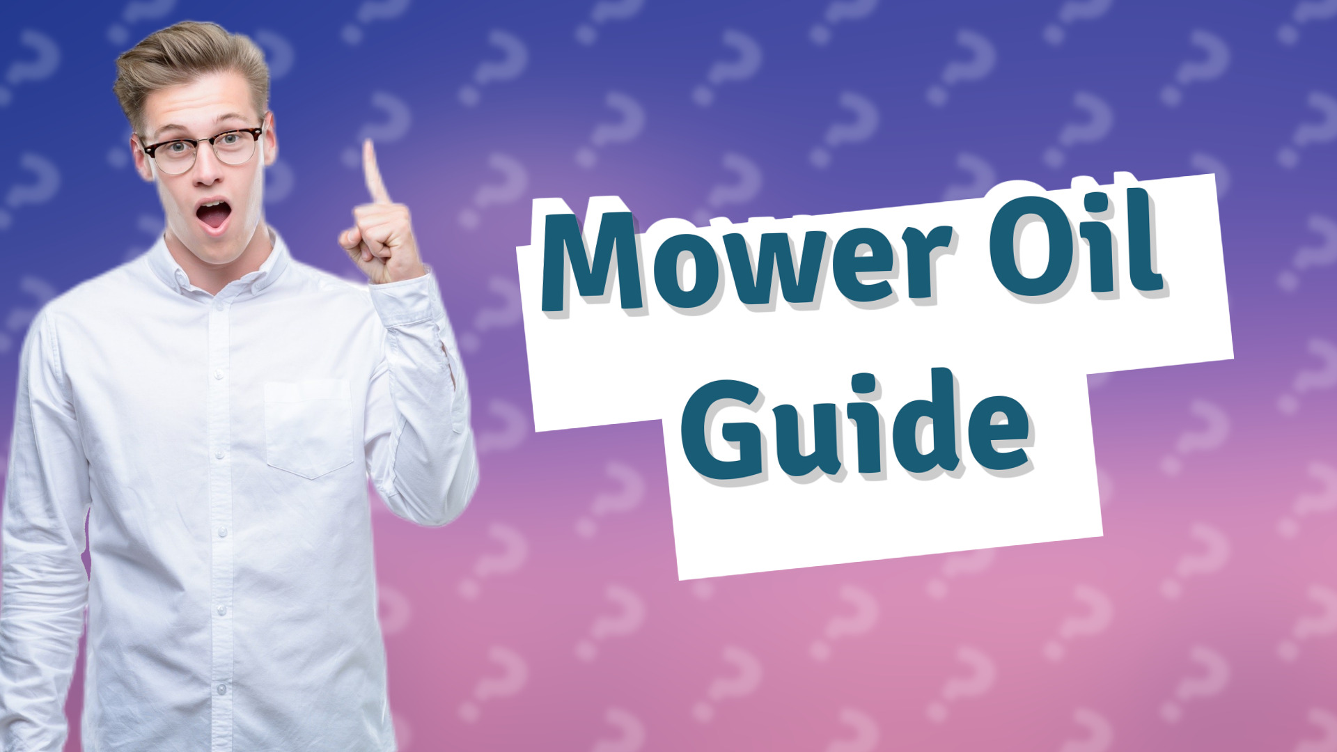 Mower Oil Guide