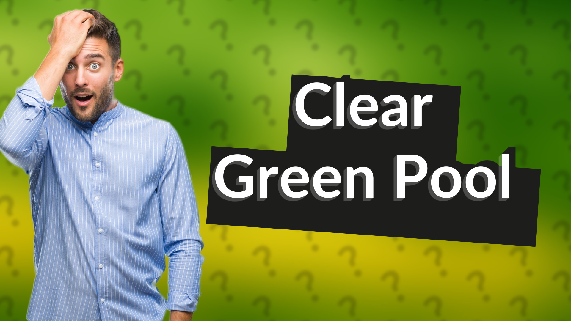 Clear Green Pool